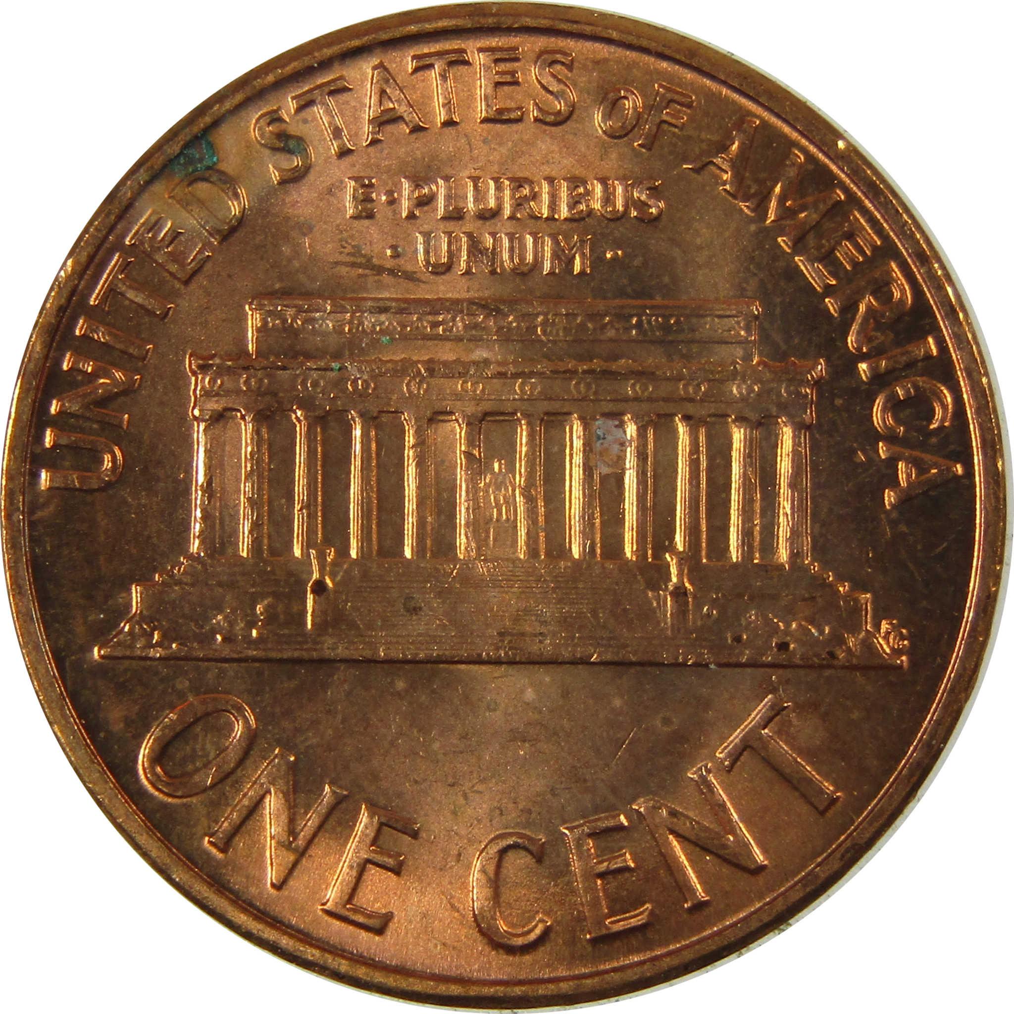 1960 Small Date Lincoln Memorial 1c Uncirculated Mint State SKU:I26585