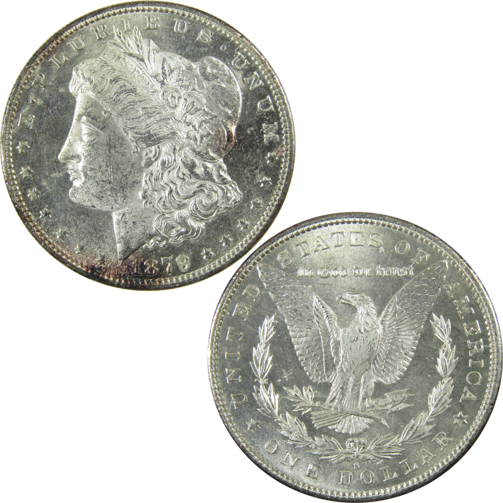 1879 S Rev 79 Morgan Silver Dollar Uncirculated Mint State SKU:I27514 - Morgan coin - Morgan silver dollar - Morgan silver dollar for sale - Profile Coins & Collectibles