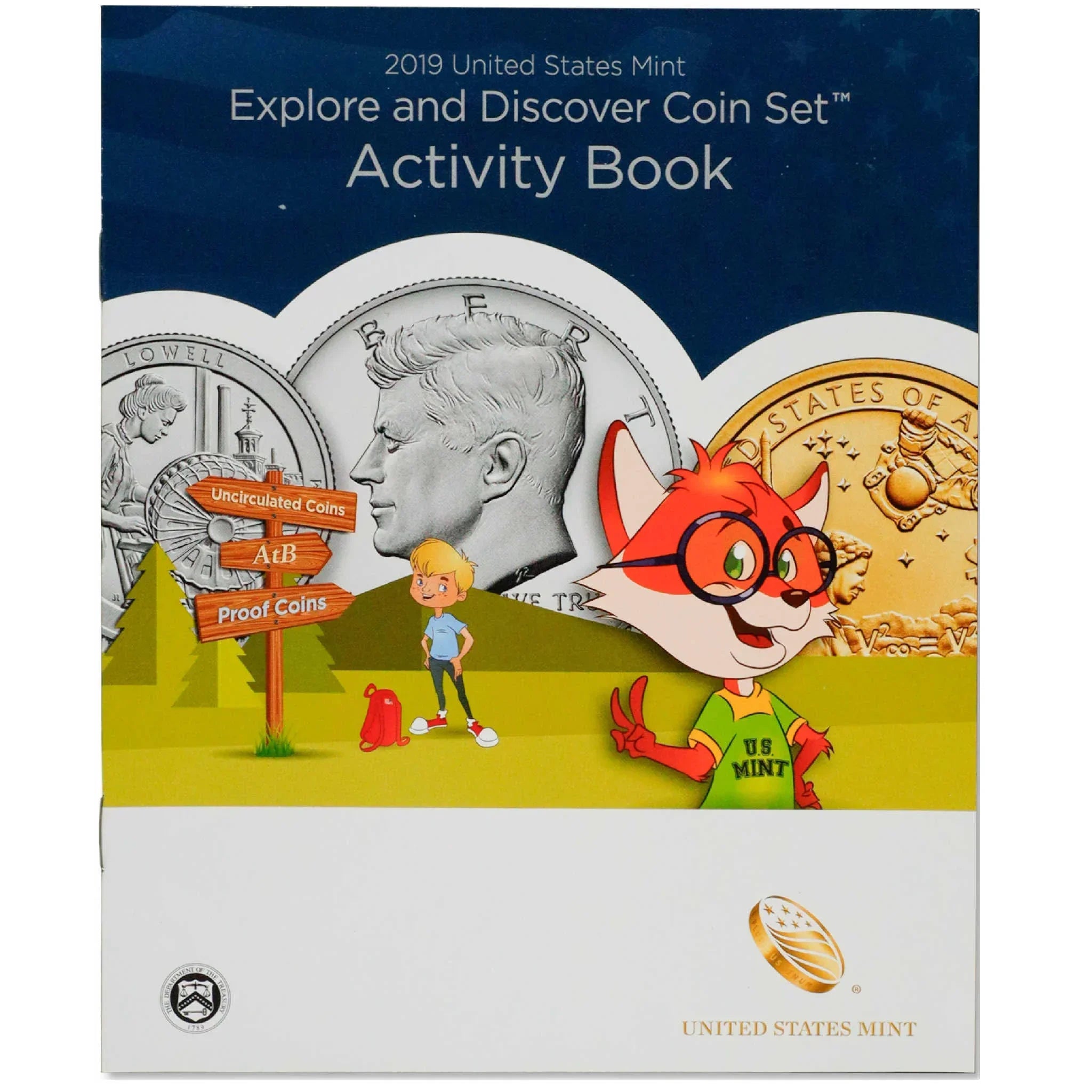 2019 Young Collectors Explore and Discover Coin Set Starter Kit & Book