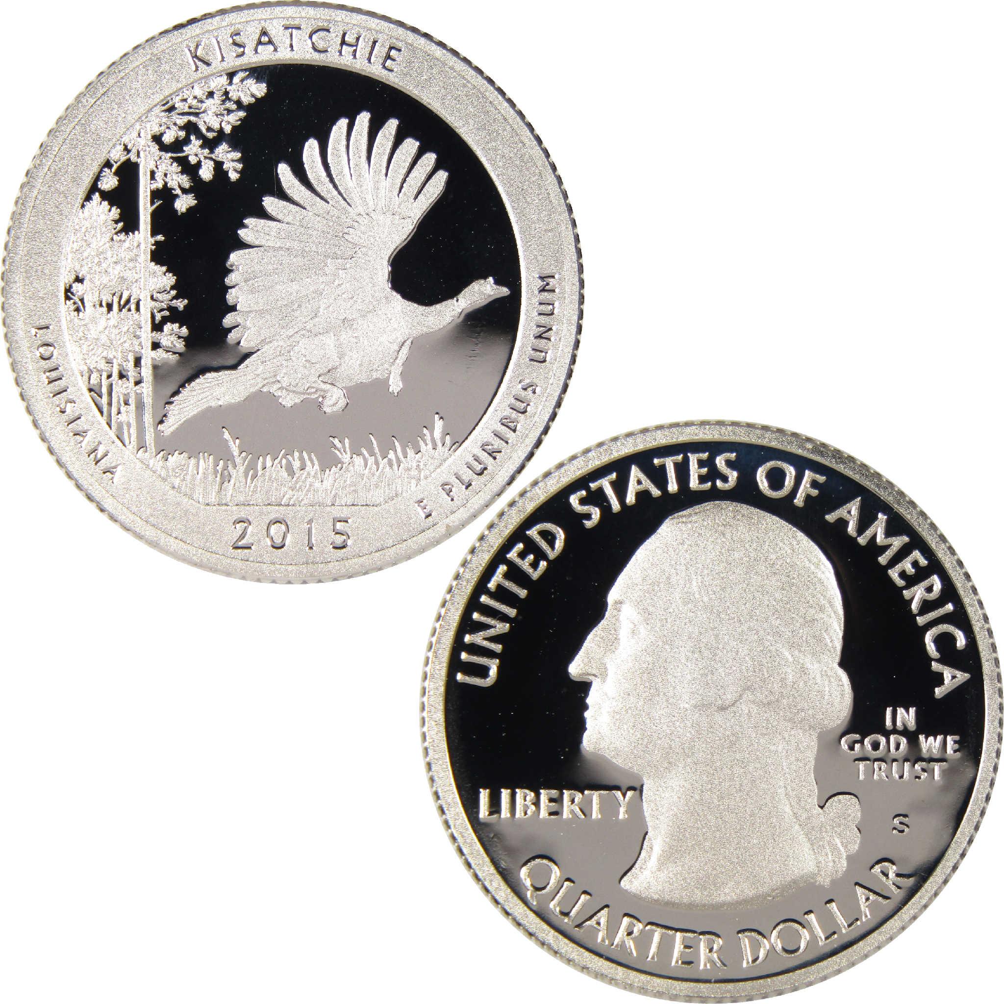 2015 S Kisatchie National Forest Quarter Silver Proof 25c Coin