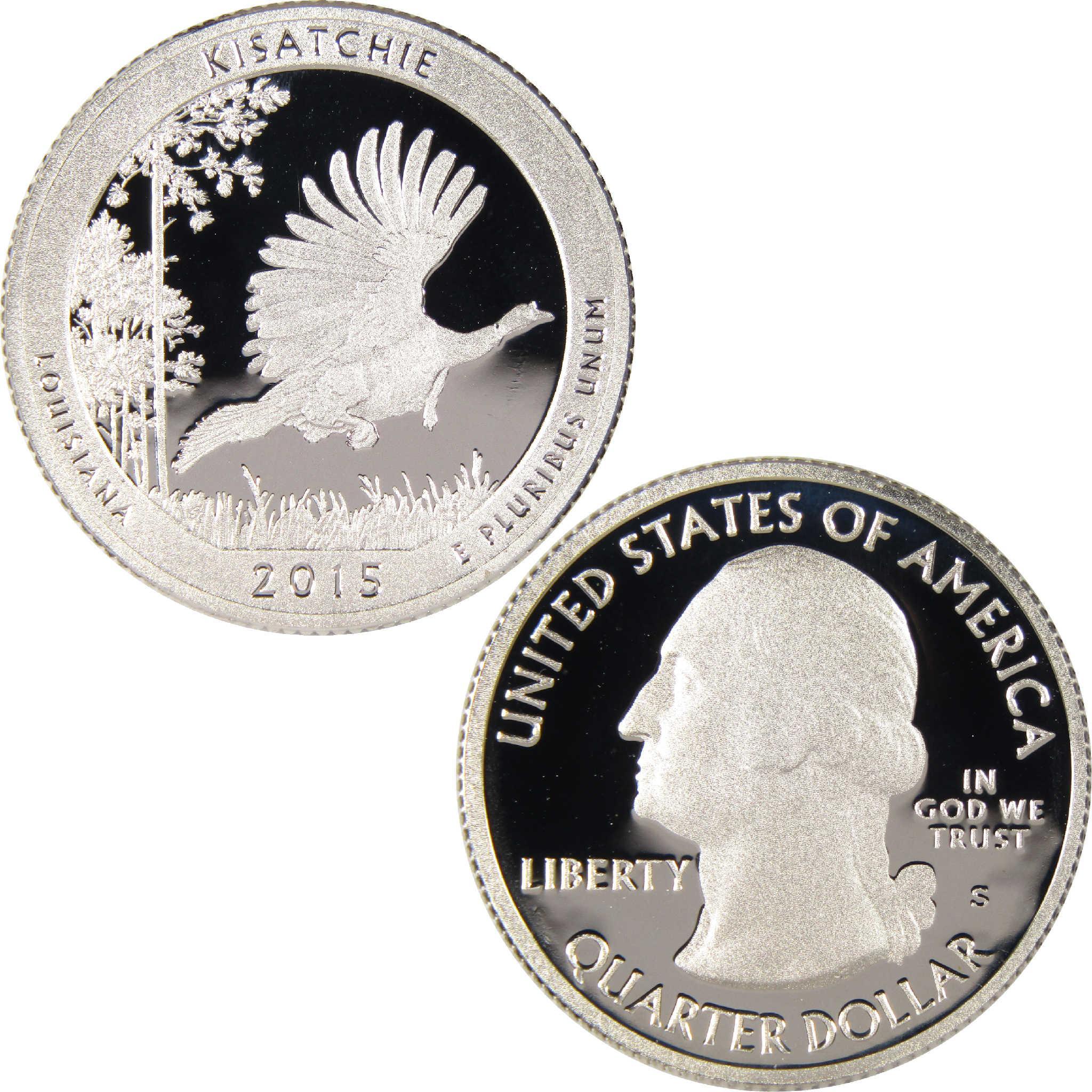 2015 S Kisatchie National Forest Quarter Silver Proof 25c Coin
