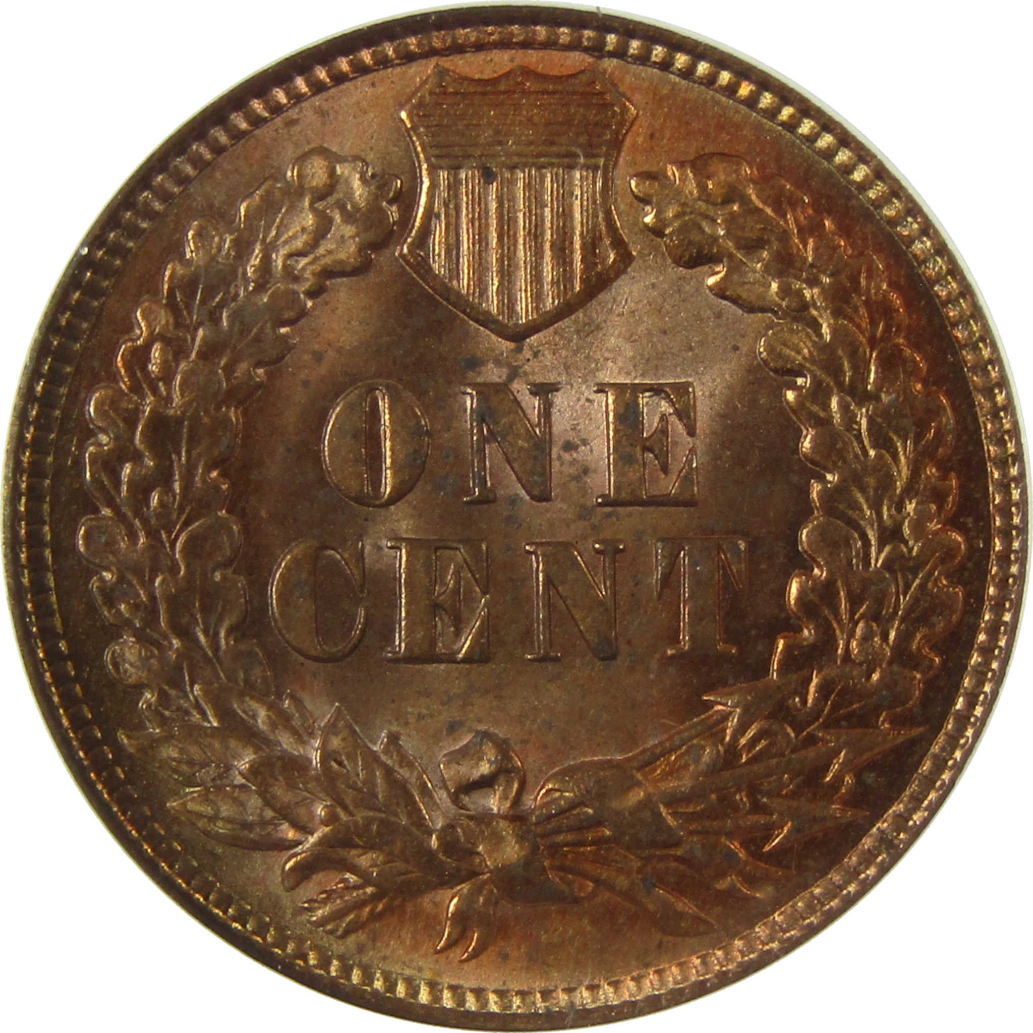 1909 Indian Head Cent MS 62 RB ANACS Uncirculated Penny SKU:I28315
