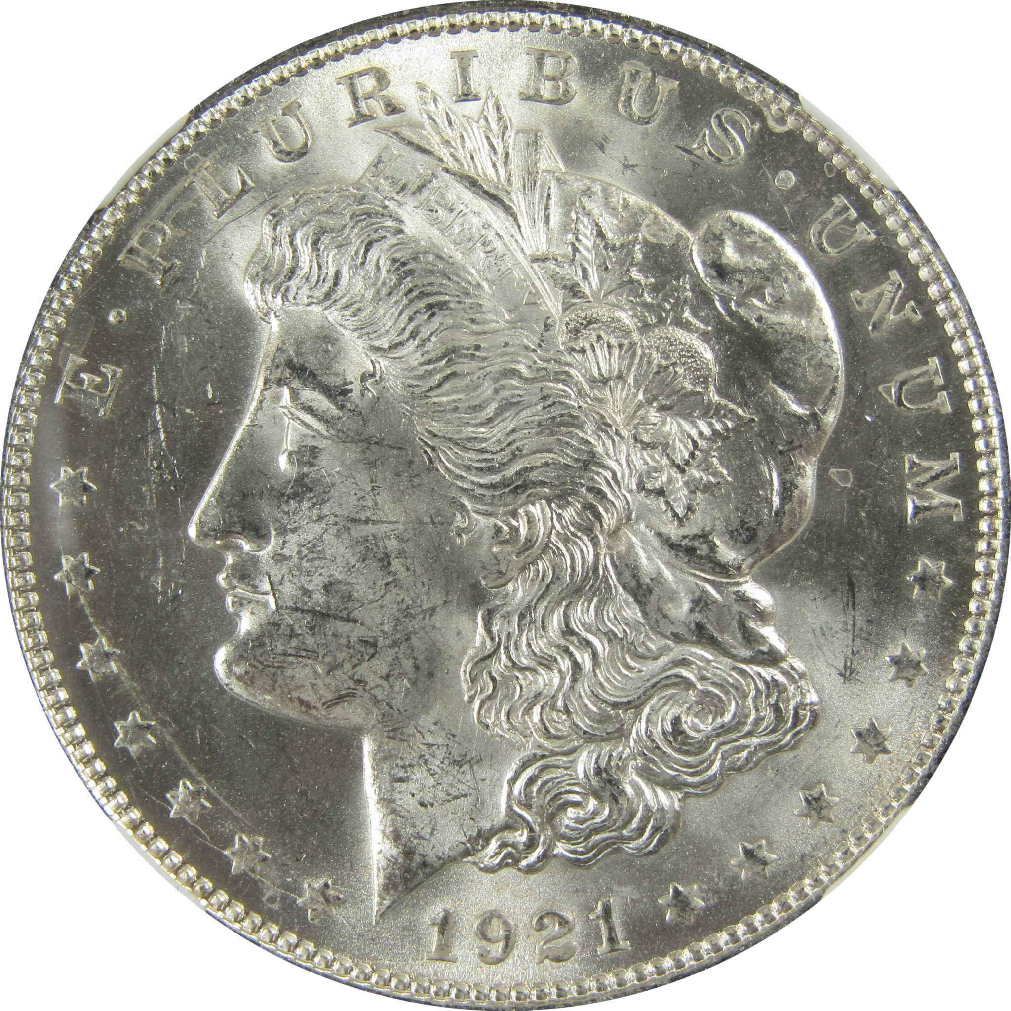 1921 Morgan Silver Dollar MS 63 NGC Uncirculated $1 Coin SKU:CP352 - Morgan coin - Morgan silver dollar - Morgan silver dollar for sale - Profile Coins & Collectibles