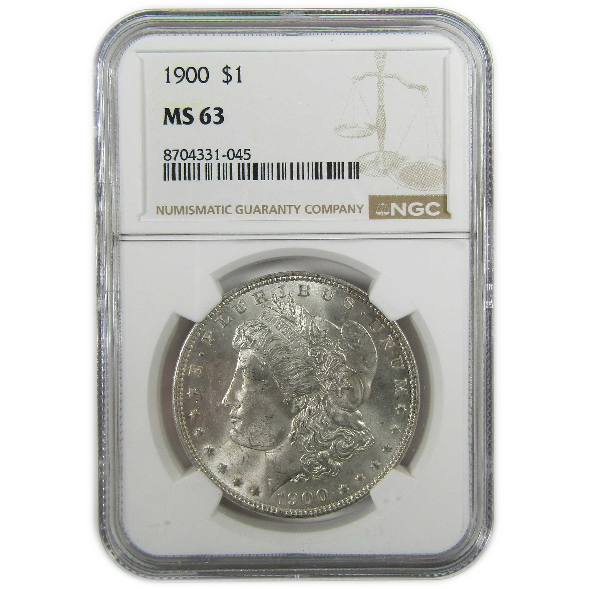 1900 Morgan Silver Dollar MS 63 NGC Uncirculated $1 Coin SKU:I27526 - Morgan coin - Morgan silver dollar - Morgan silver dollar for sale - Profile Coins & Collectibles