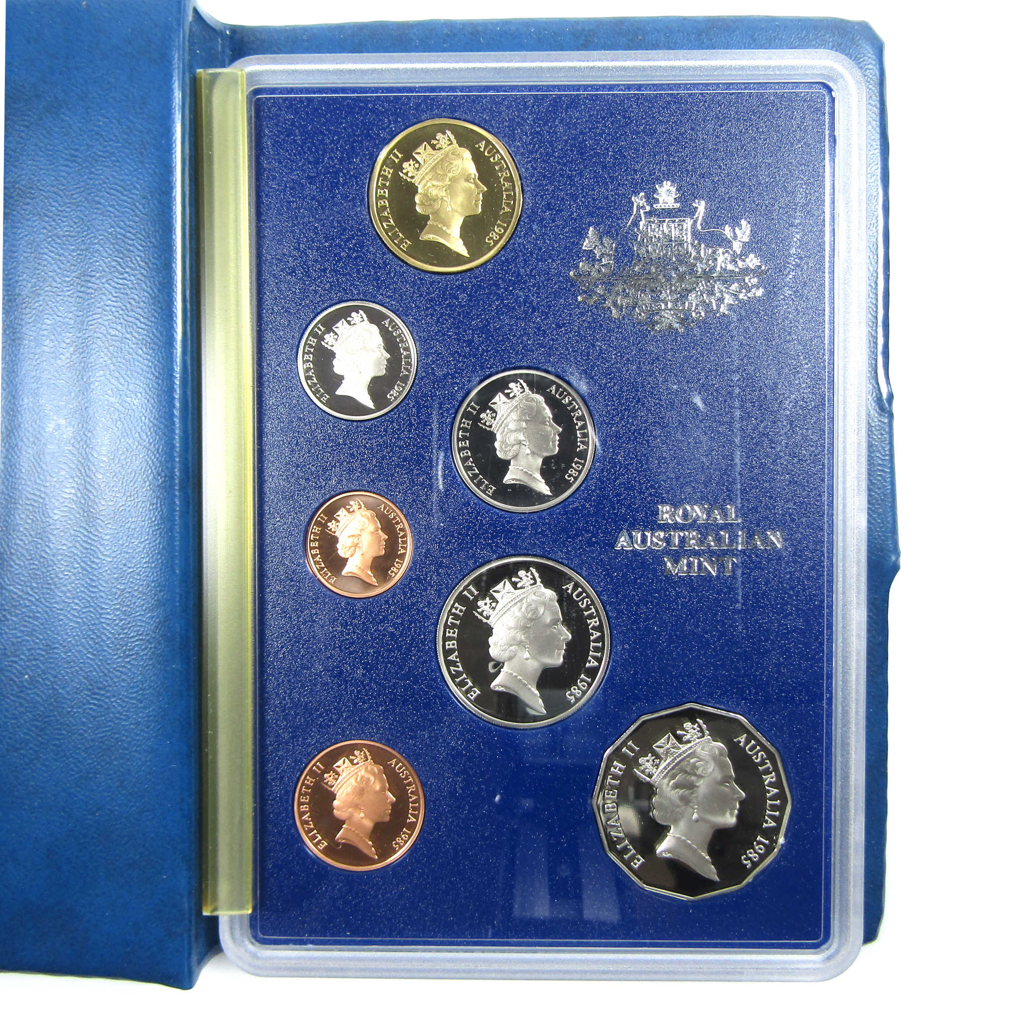 1985 Royal Australian Mint 7 Coin Proof Set OGP SKU:CPC6219