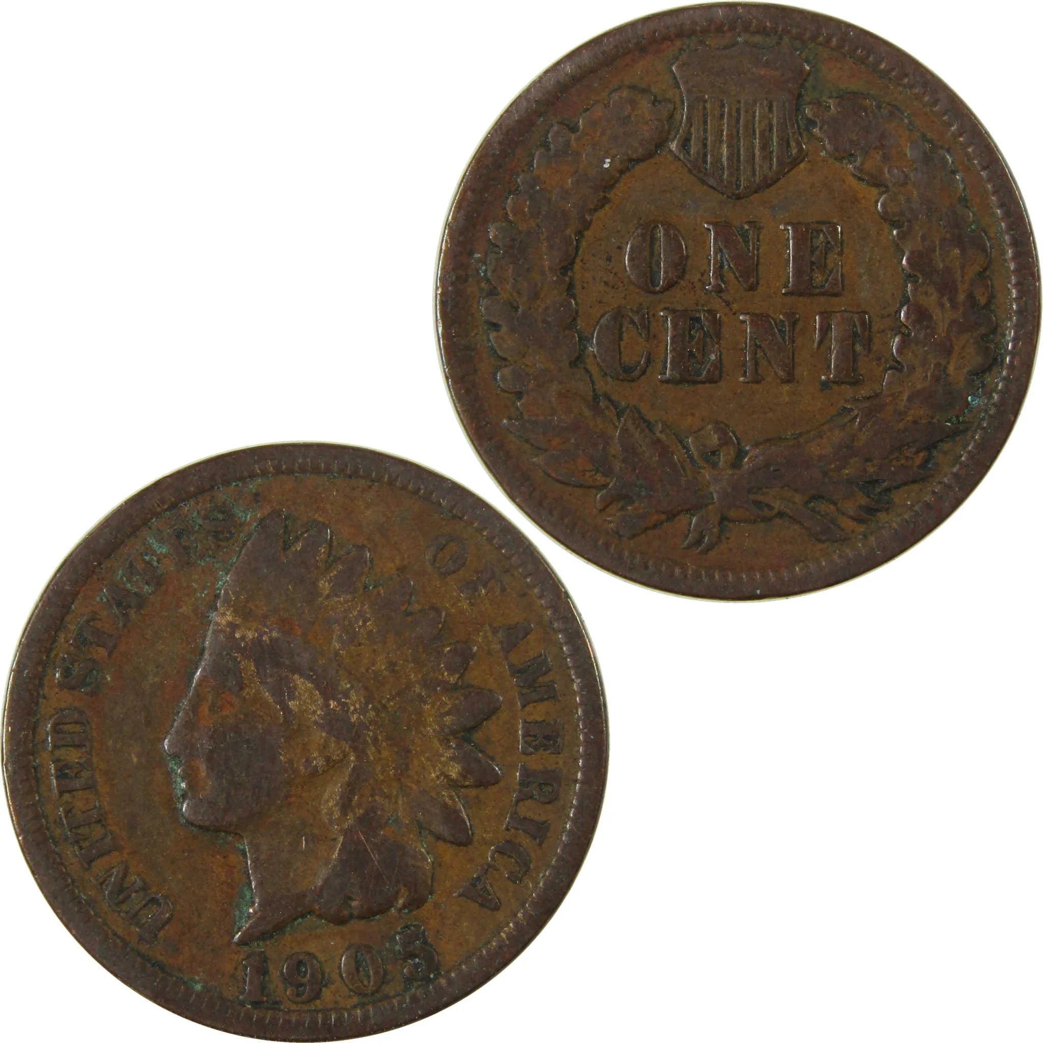 1905 Indian Head Cent G Good Penny 1c Coin SKU:I26994