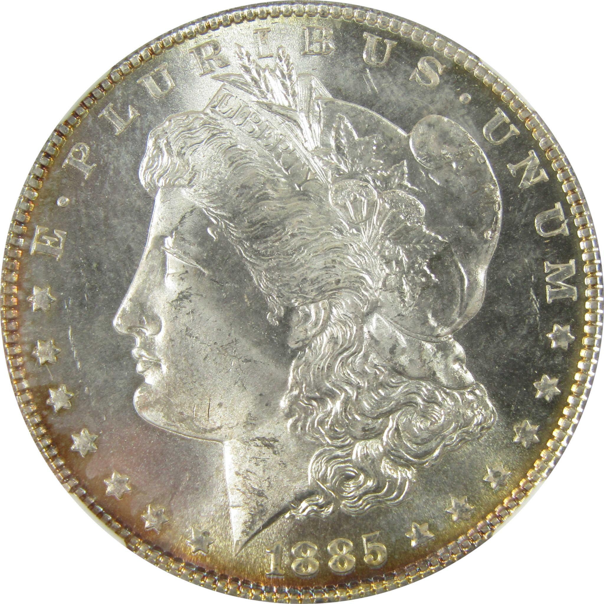 1885 Morgan Silver Dollar MS 64 NGC Uncirculated $1 Coin SKU:CP463 - Morgan coin - Morgan silver dollar - Morgan silver dollar for sale - Profile Coins & Collectibles
