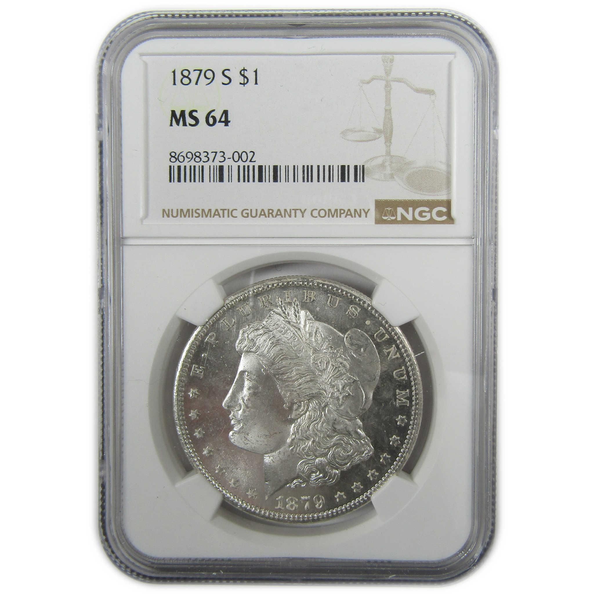 1879 S Rev 79 Morgan Silver Dollar MS 64 NGC Uncirculated SKU:I27907 - Morgan coin - Morgan silver dollar - Morgan silver dollar for sale - Profile Coins & Collectibles