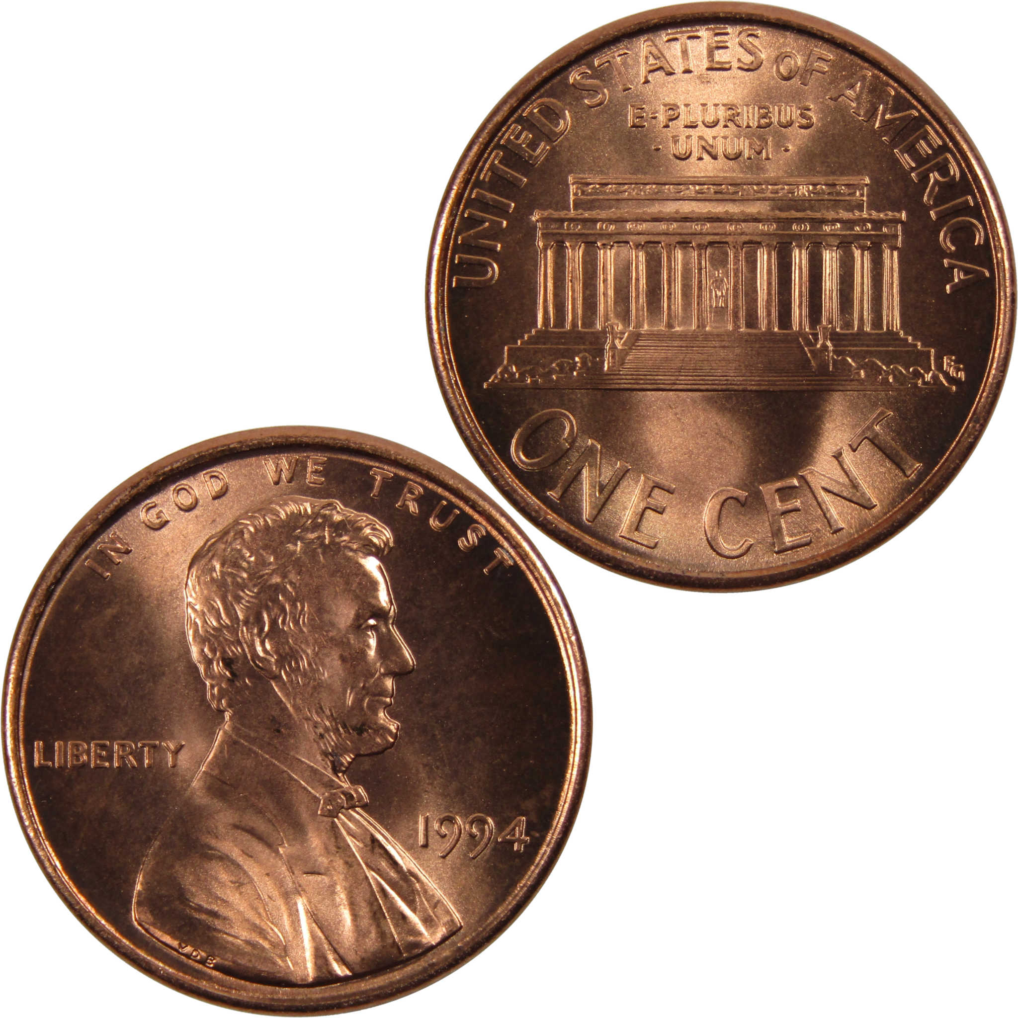 1994 Lincoln Memorial Cent BU Uncirculated Penny 1c Coin