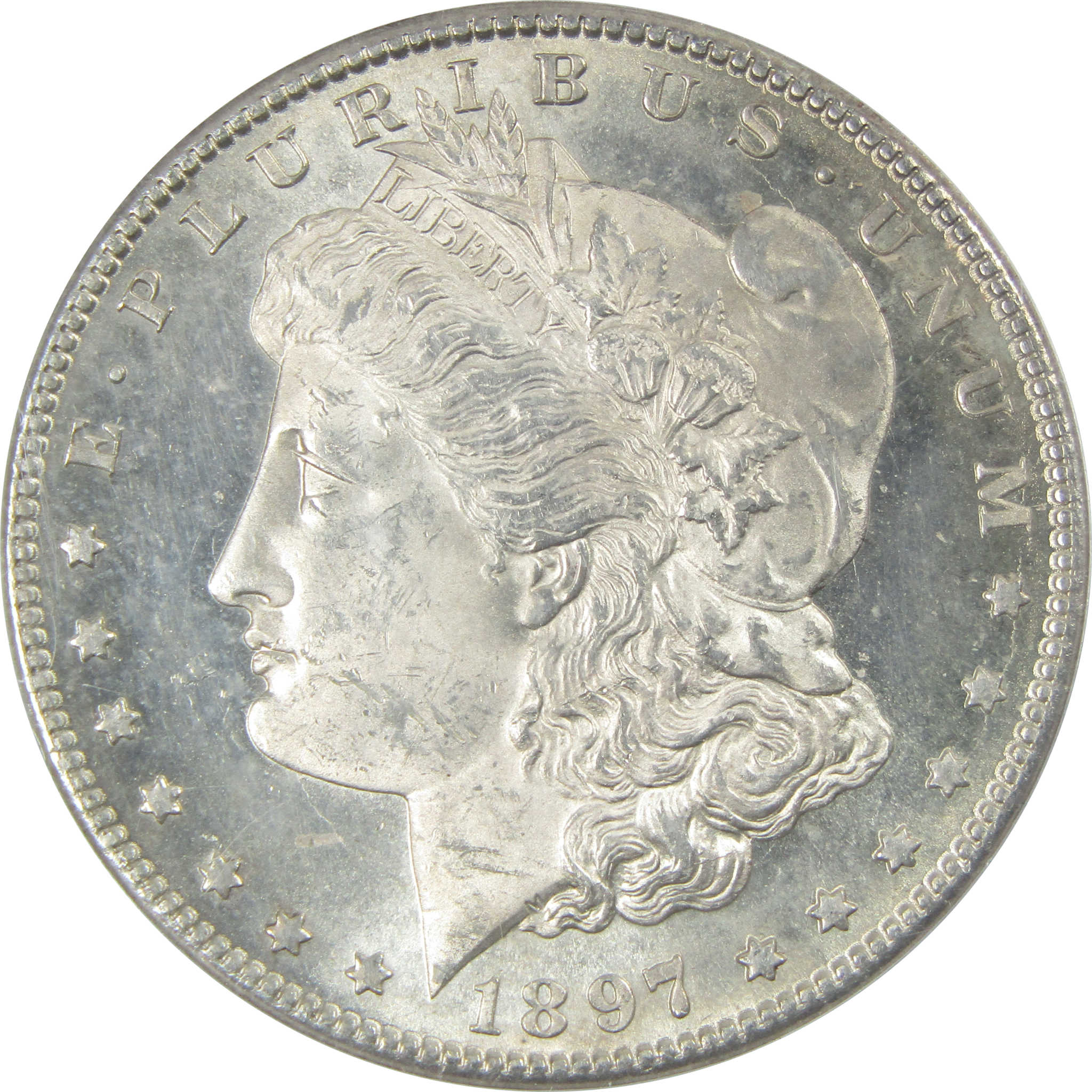 1897 S Morgan Dollar MS 63 PCGS Silver $1 Uncirculated Coin SKU:I13700 - Morgan coin - Morgan silver dollar - Morgan silver dollar for sale - Profile Coins & Collectibles