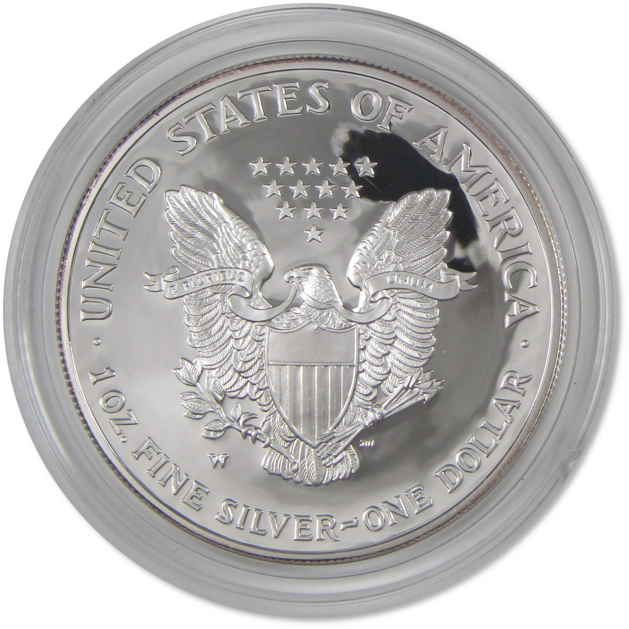 2002 W American Silver Eagle Choice Proof Bullion $1 Coin OGP COA