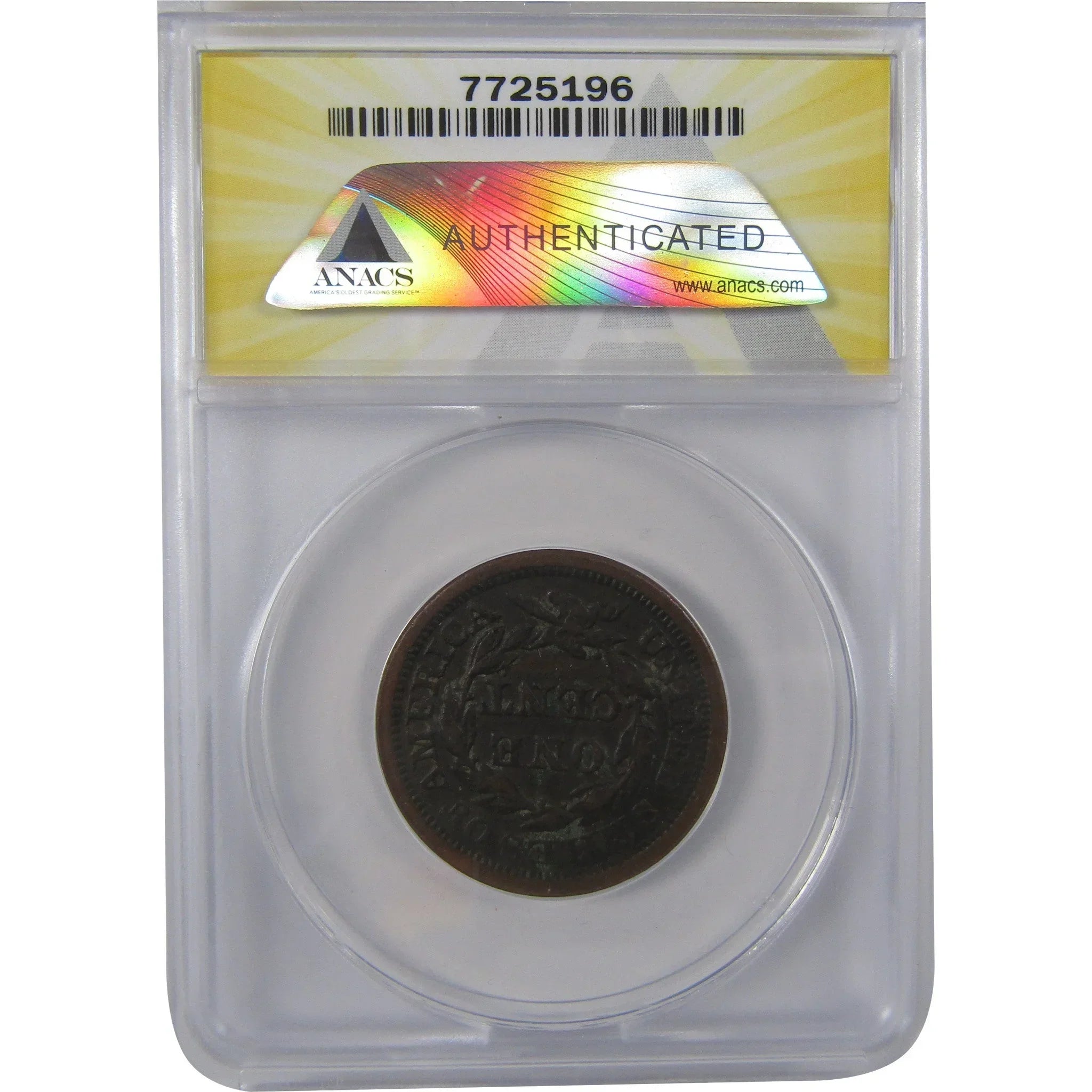 1854 Braided Hair Large Cent EF 45 Details ANACS Copper SKU:I18516