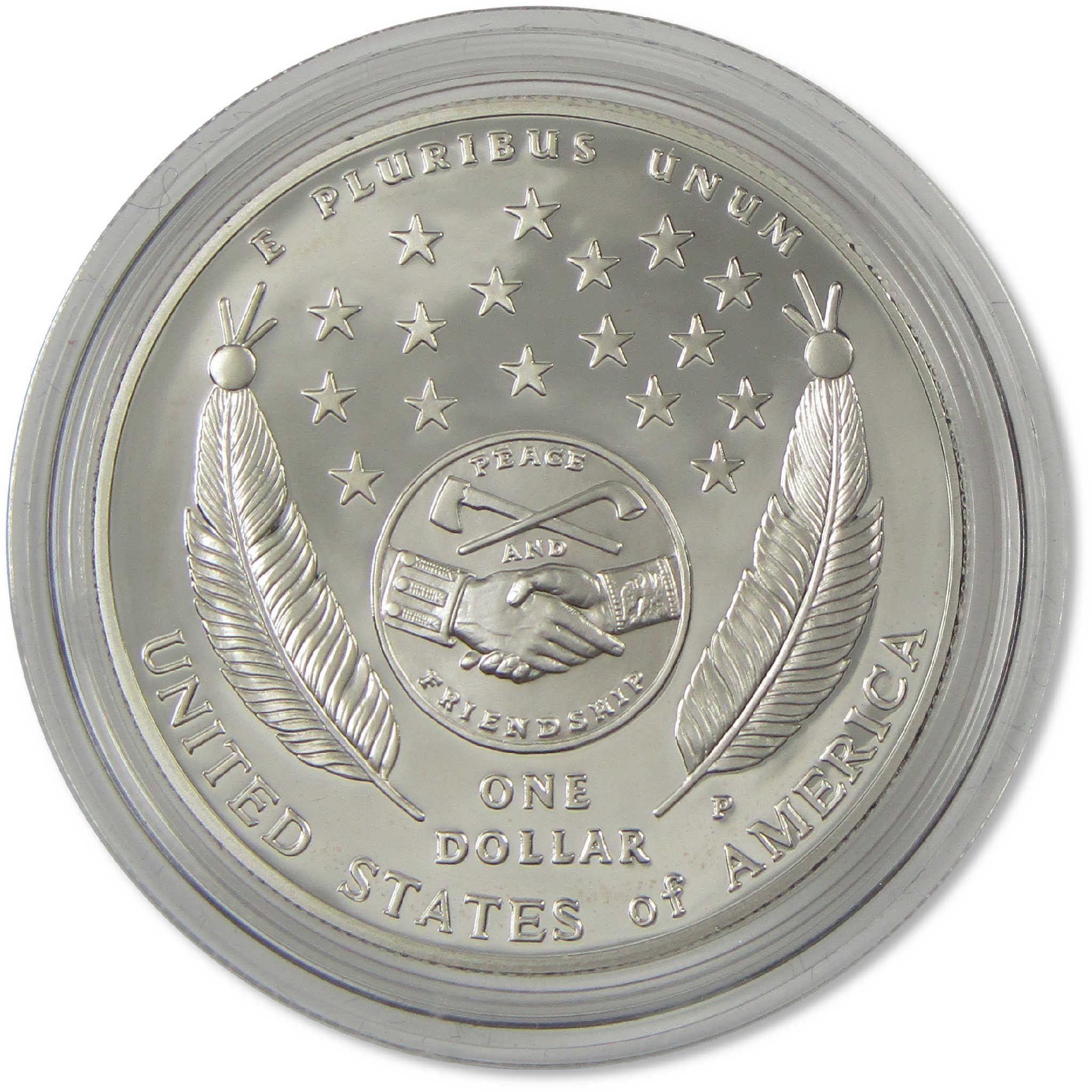2004 P Lewis and Clark Commemorative Silver Dollar Proof OGP COA