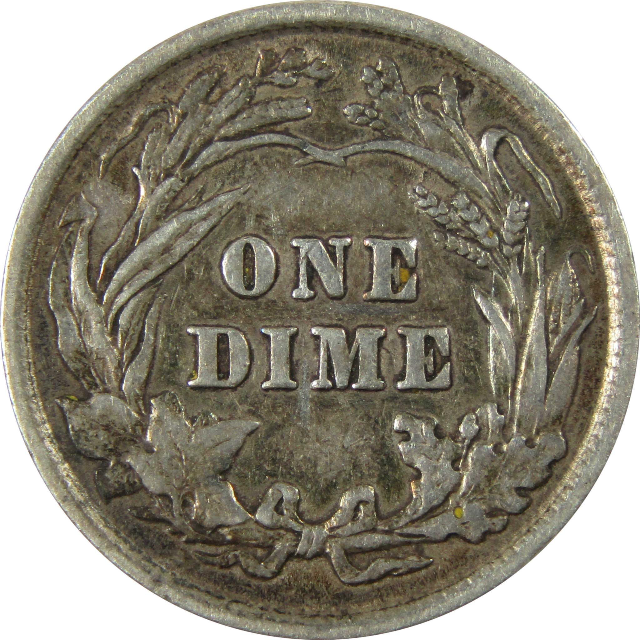 1901 Barber Silver Dime XF EF Extremely Fine 10c Coin SKU:CP682
