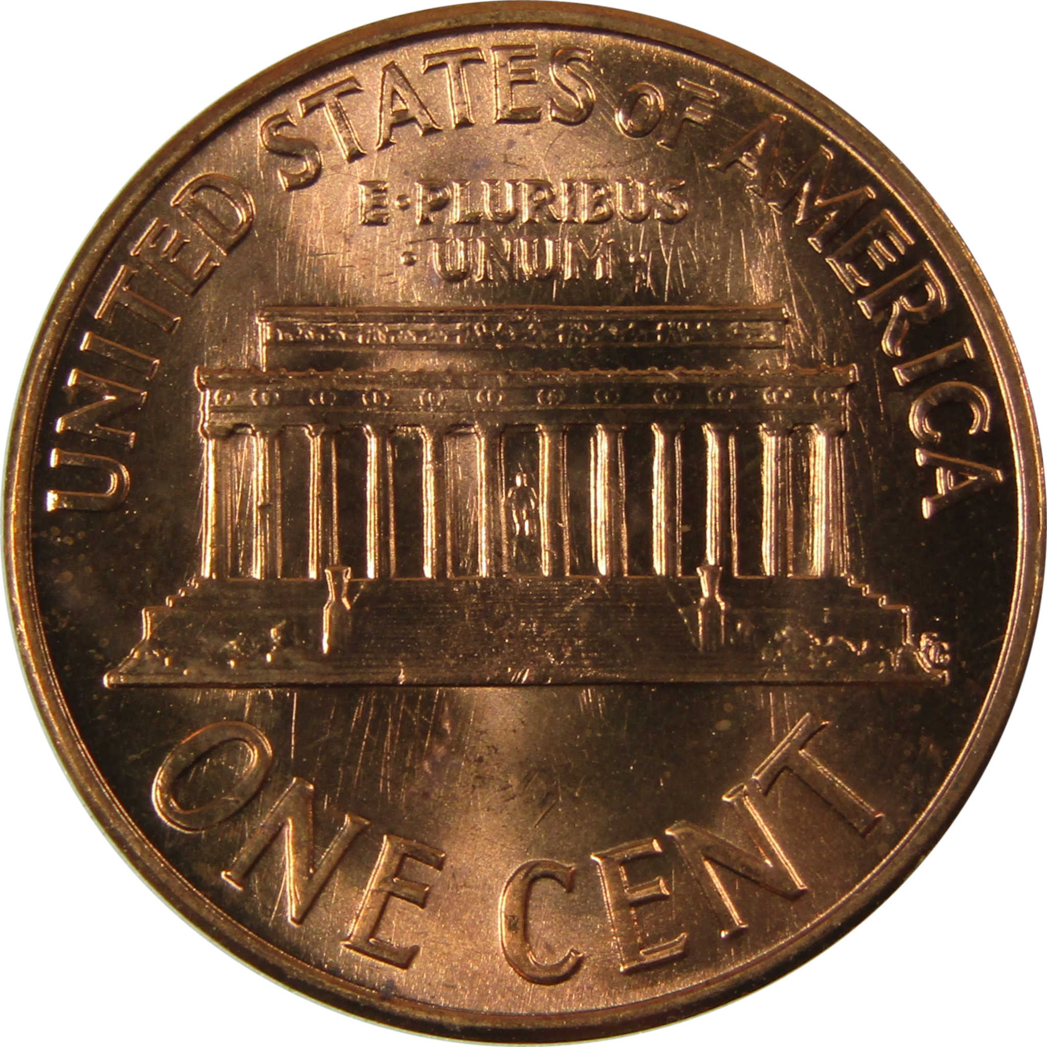 1960 Small Date Lincoln Memorial 1c Uncirculated Mint State SKU:I26587