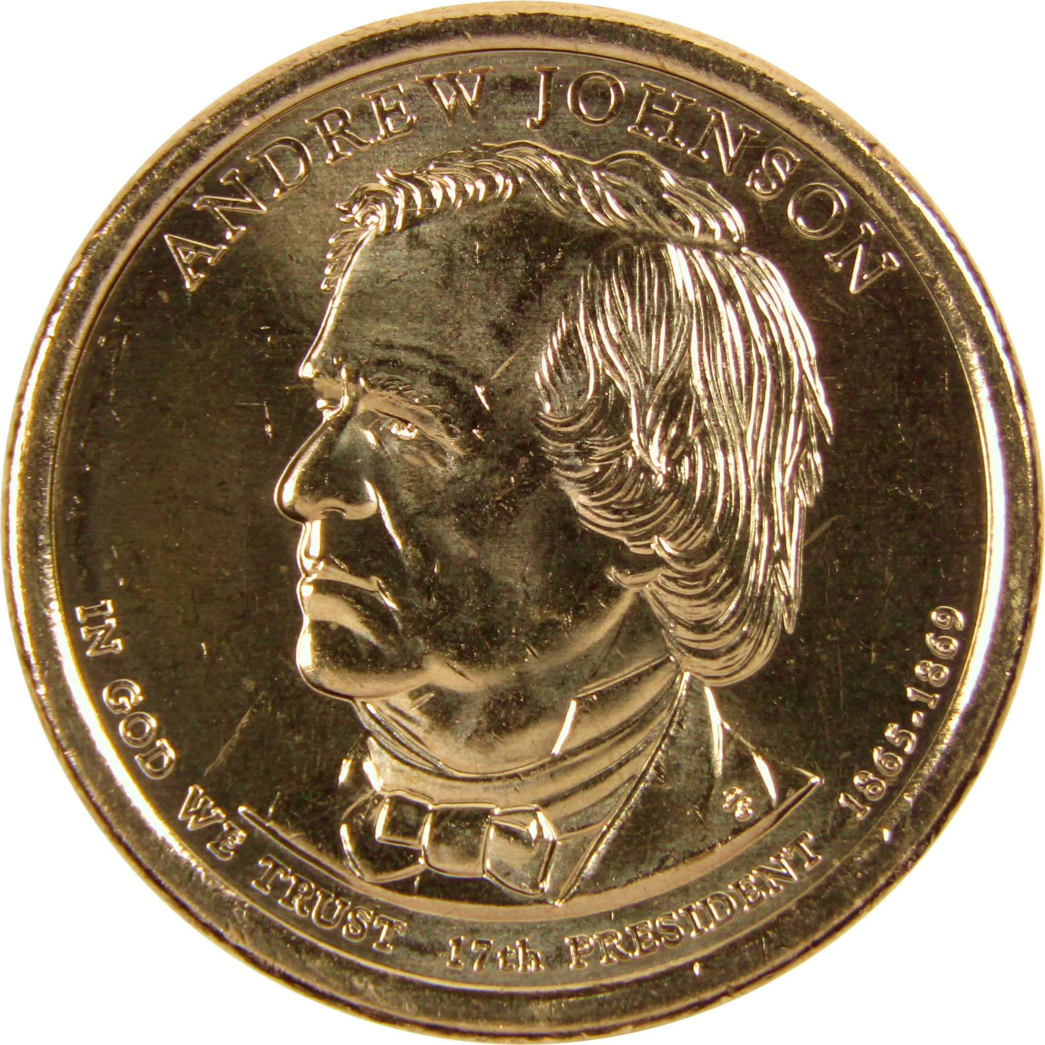 2011 D Andrew Johnson Presidential Dollar BU Uncirculated $1 Coin
