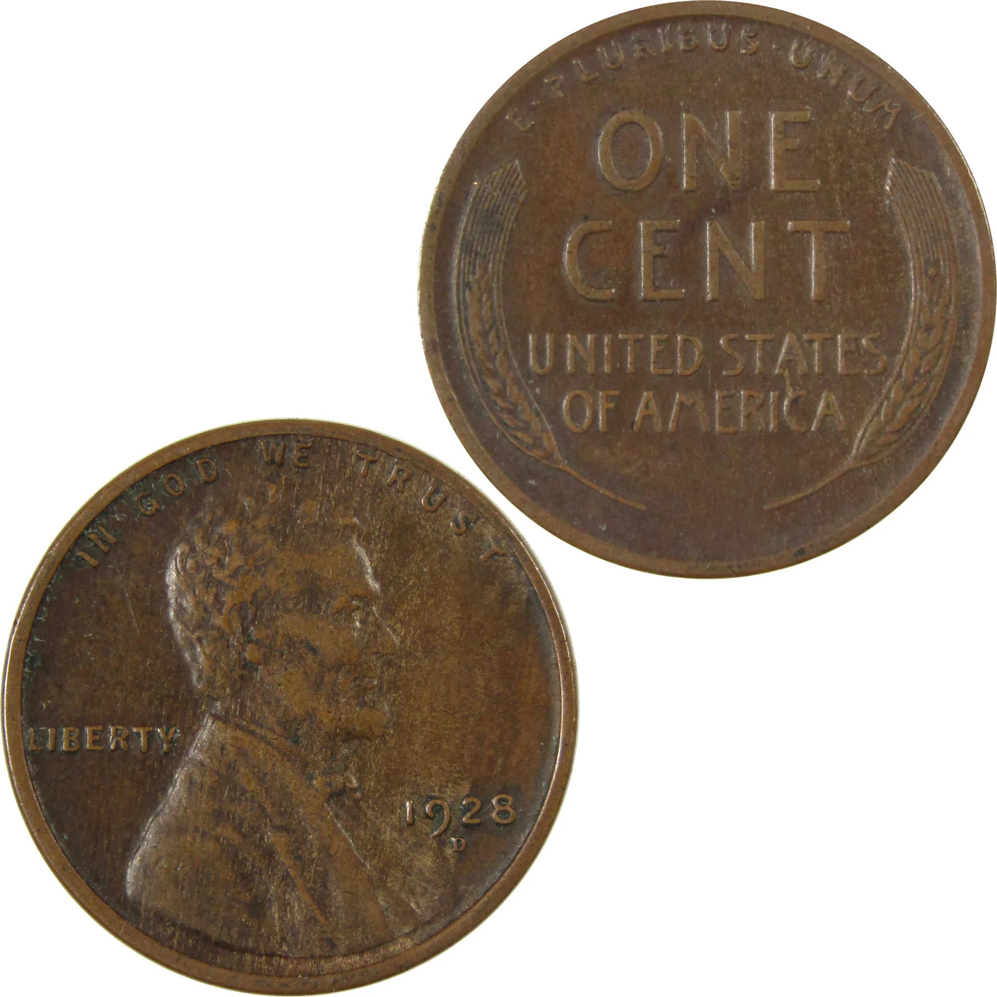 1928 D Lincoln Wheat Cent VF Very Fine Penny 1c Coin SKU:I27631
