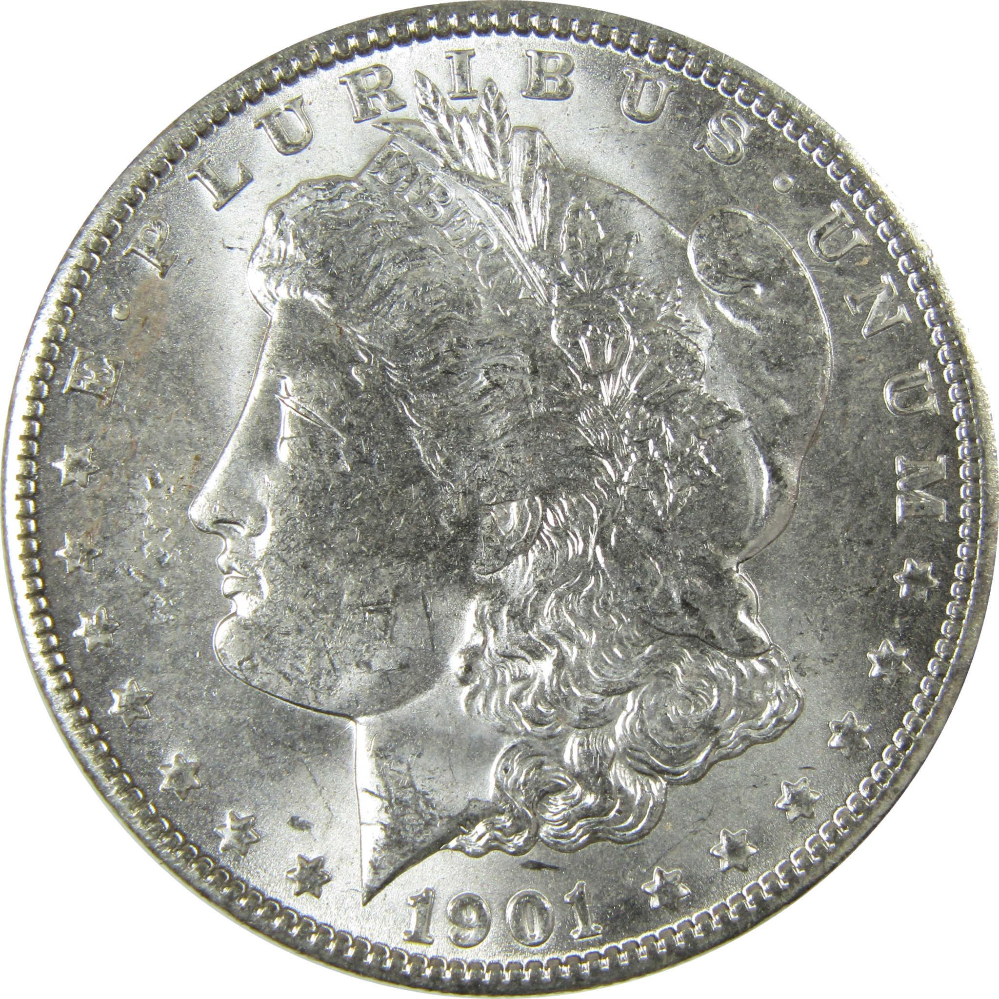 1901 O Morgan Silver Dollar Uncirculated Mint State $1 Coin SKU:I27766 - Morgan coin - Morgan silver dollar - Morgan silver dollar for sale - Profile Coins & Collectibles