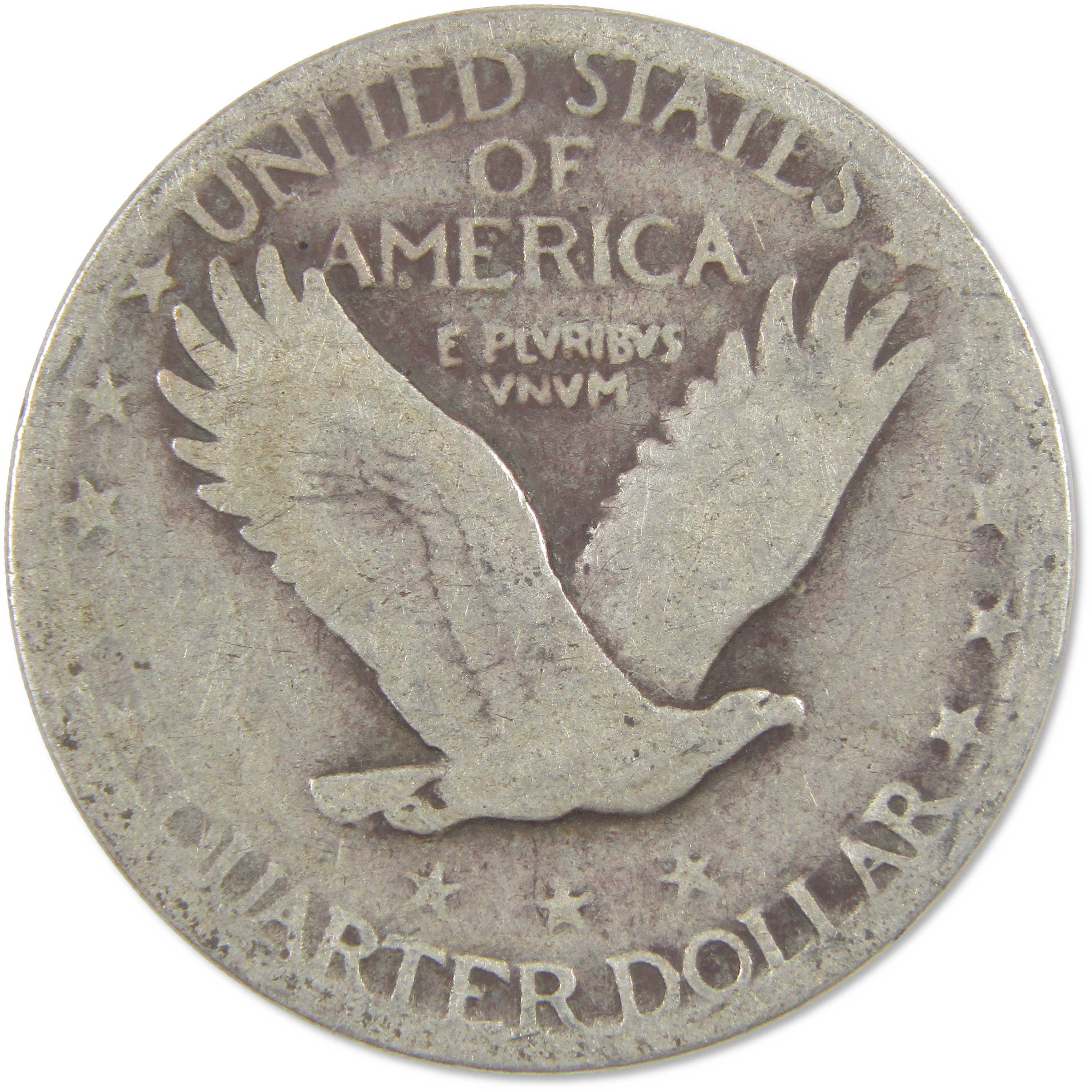 1925-1930 Standing Liberty Silver Quarter Circulated 6 Coin Set