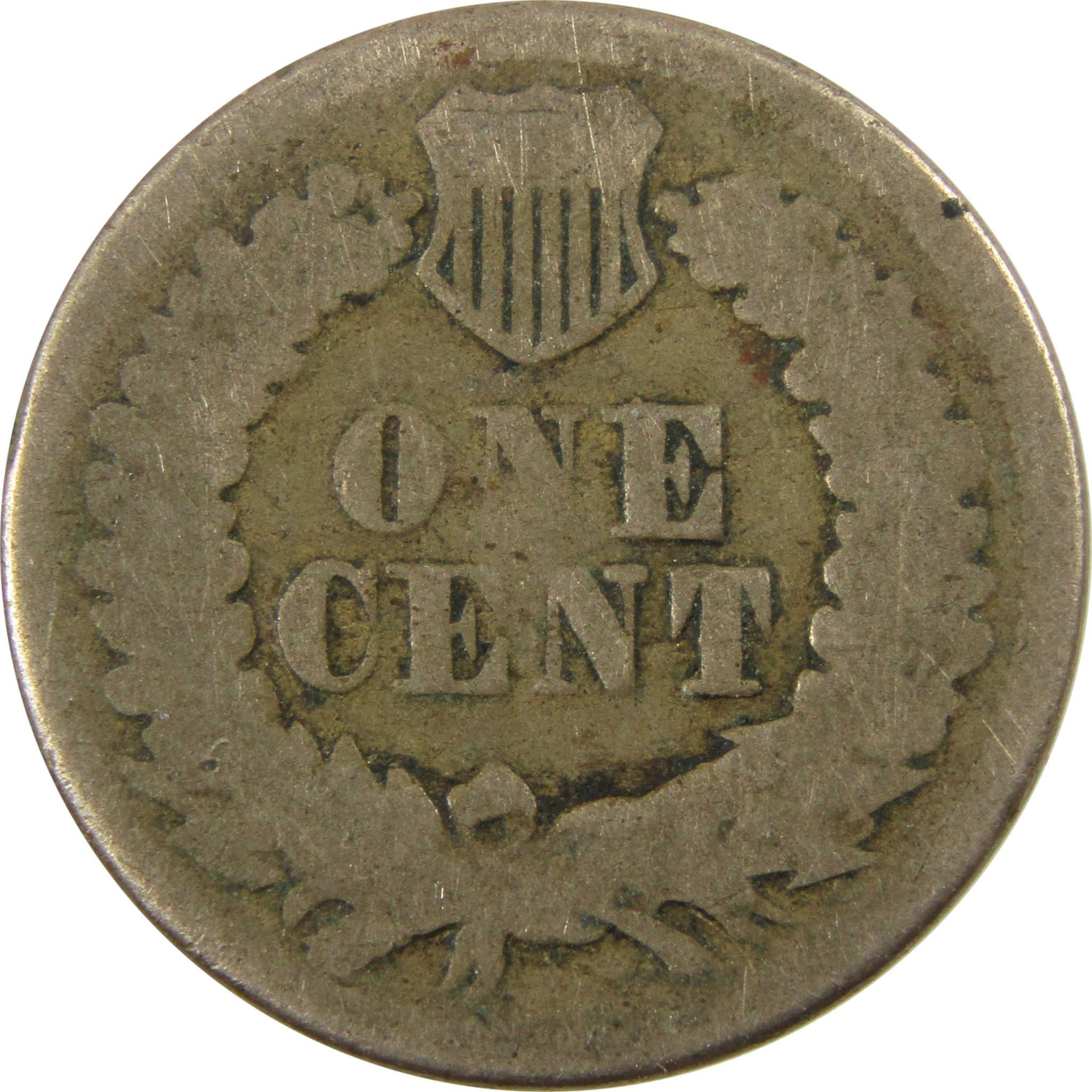 1864 Indian Head Copper-Nickel Cent AG About Good Penny SKU:CP1115