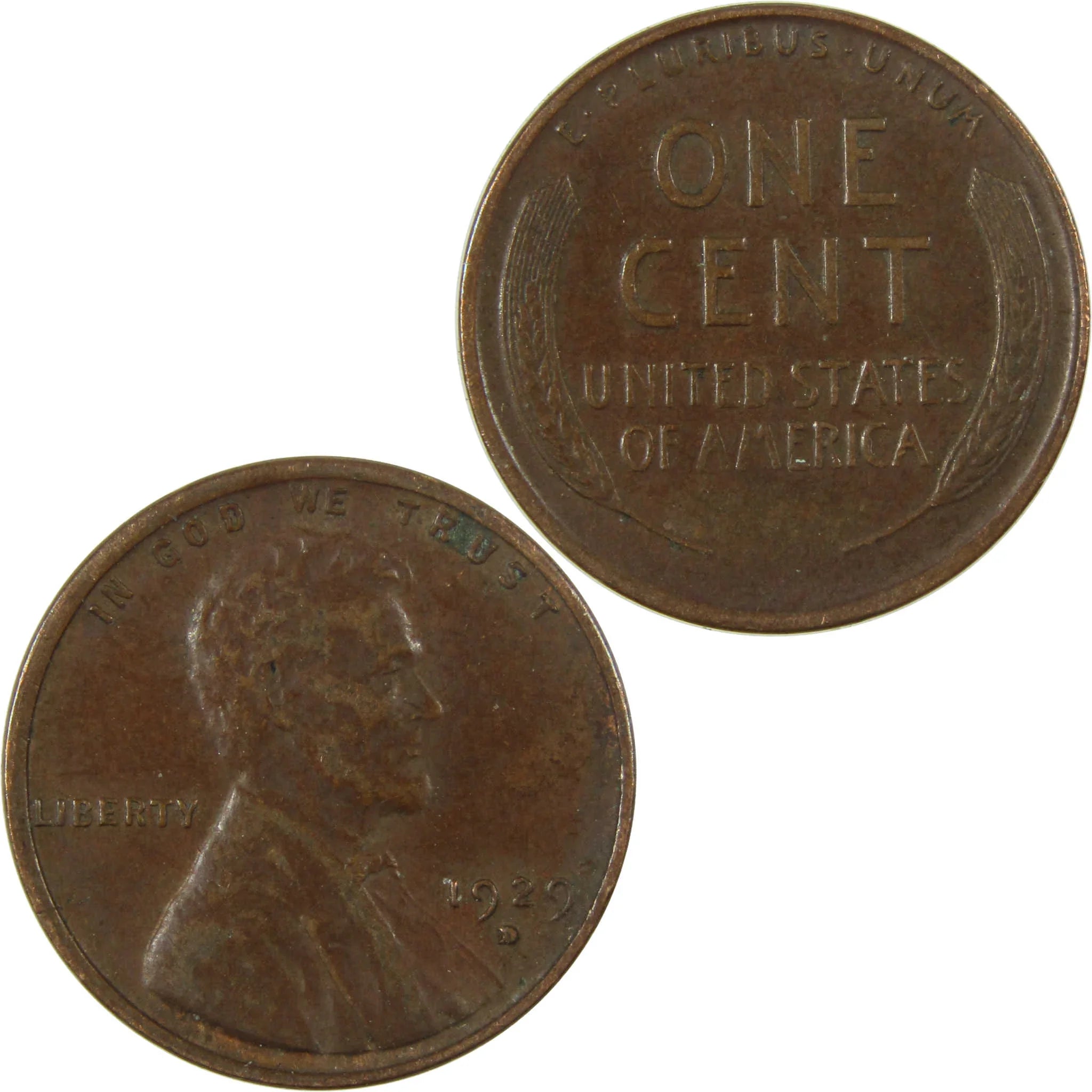 1929 D Lincoln Wheat Cent VG Very Good Penny 1c Coin SKU:I27199