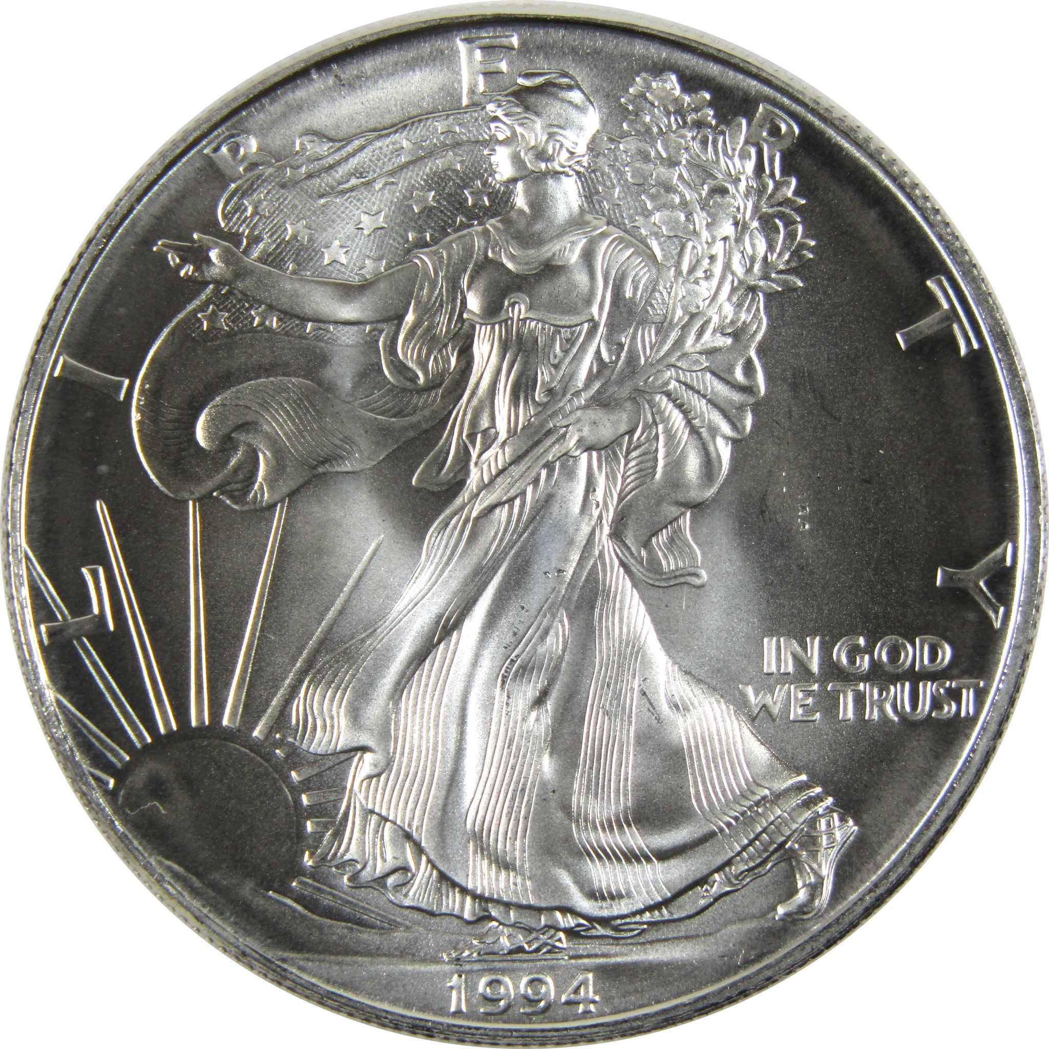 1994 American Eagle BU Uncirculated 1 oz .999 Silver Bullion $1 Coin