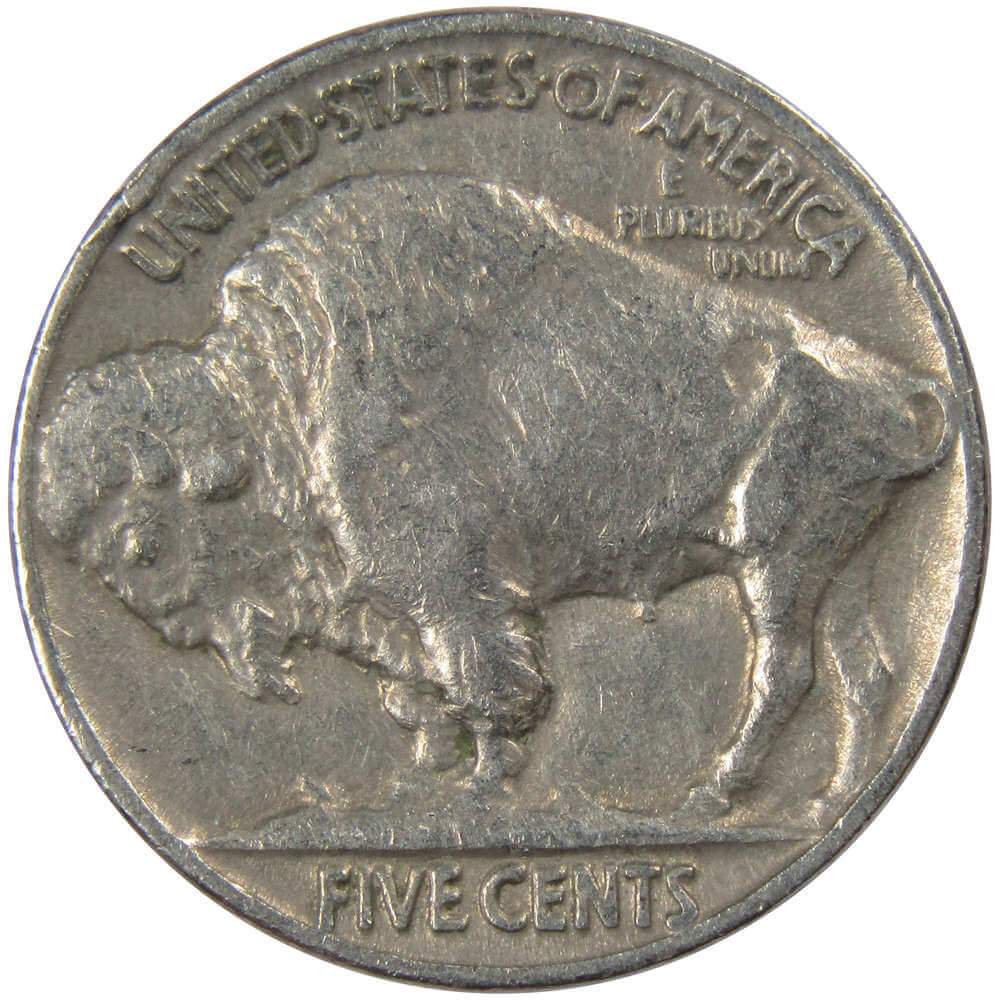 1937 Indian Head Buffalo Nickel VF Very Fine 5c Coin Collectible