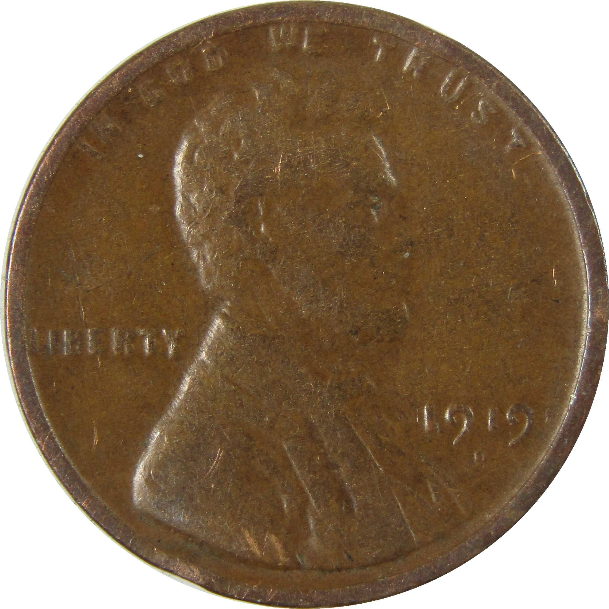 1919 D Lincoln Wheat Cent G Good Penny 1c Coin Collectible SKU:I27177
