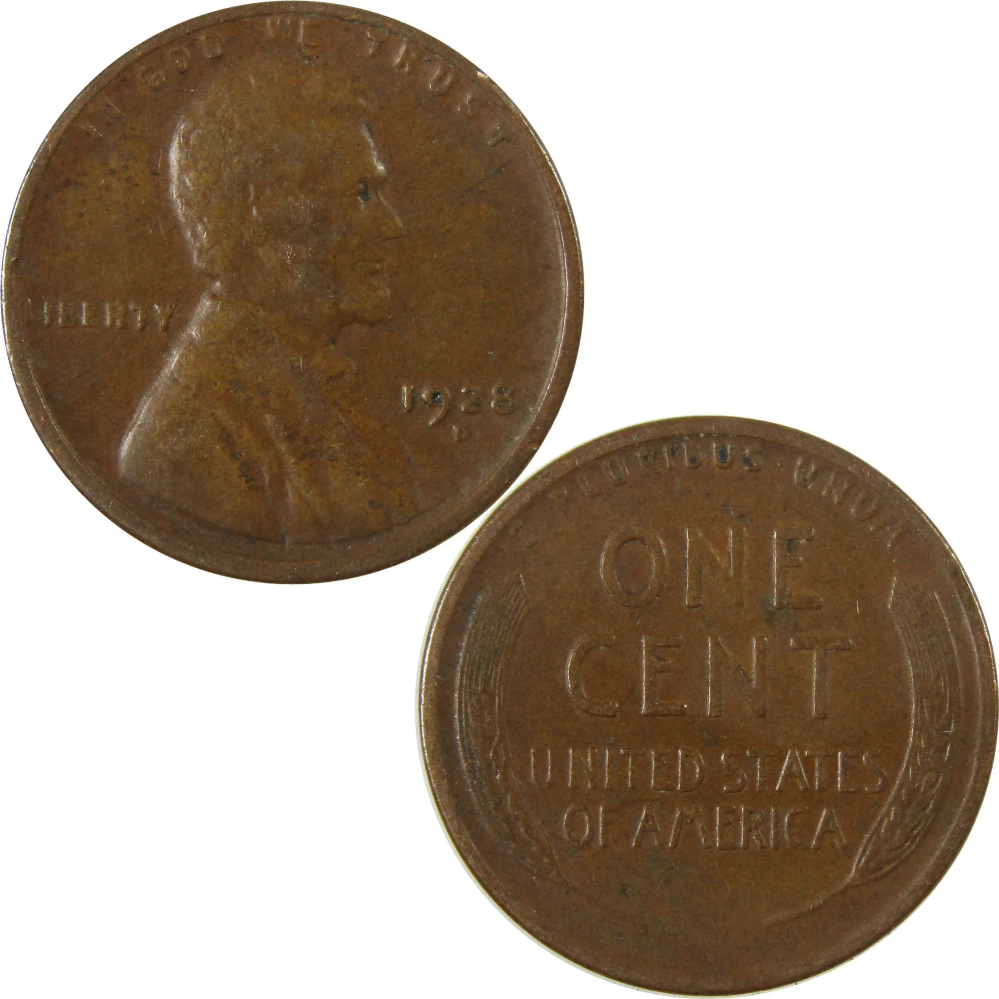 1928 D Lincoln Wheat Cent VF Very Fine Penny 1c Coin SKU:I27633