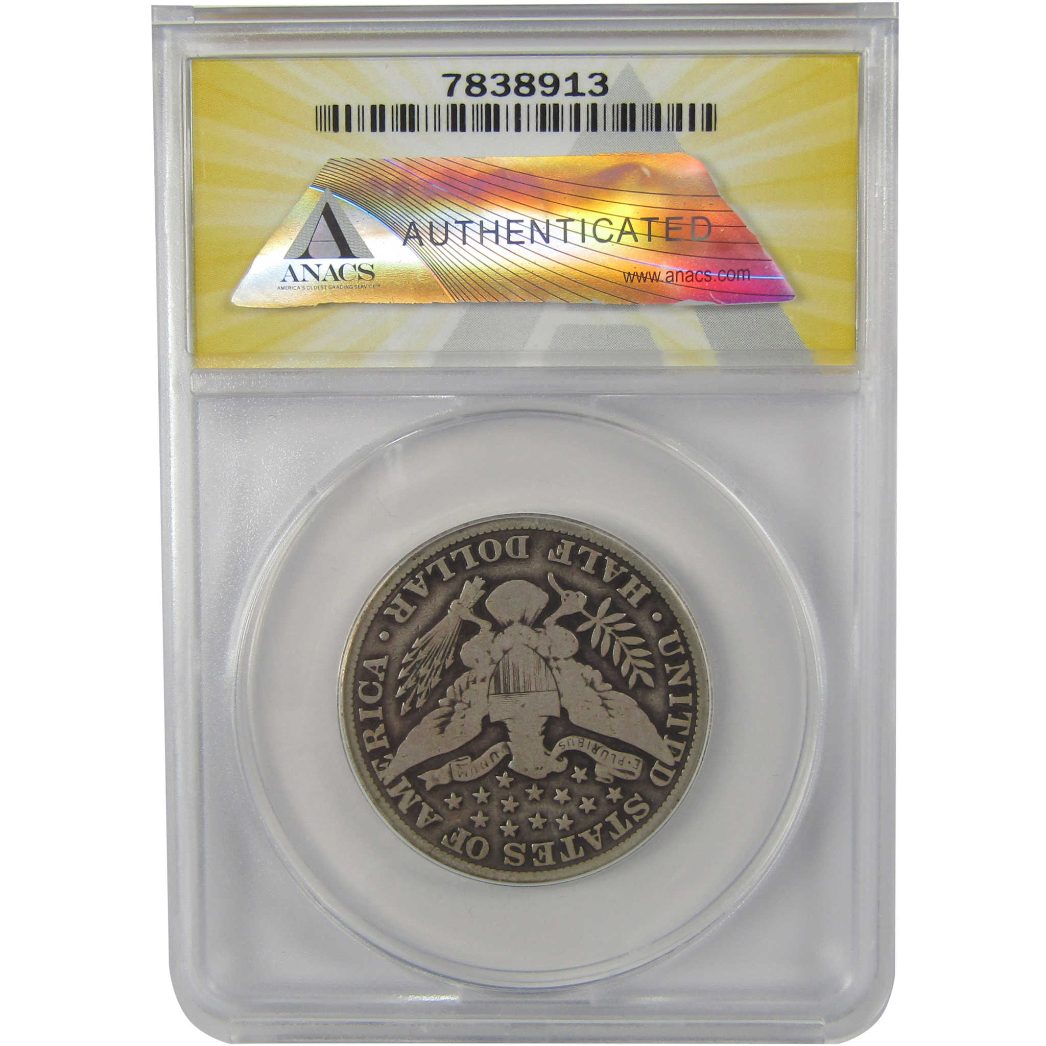 1914 Barber Half Dollar VG 8 ANACS Silver 50c Coin SKU:I22234