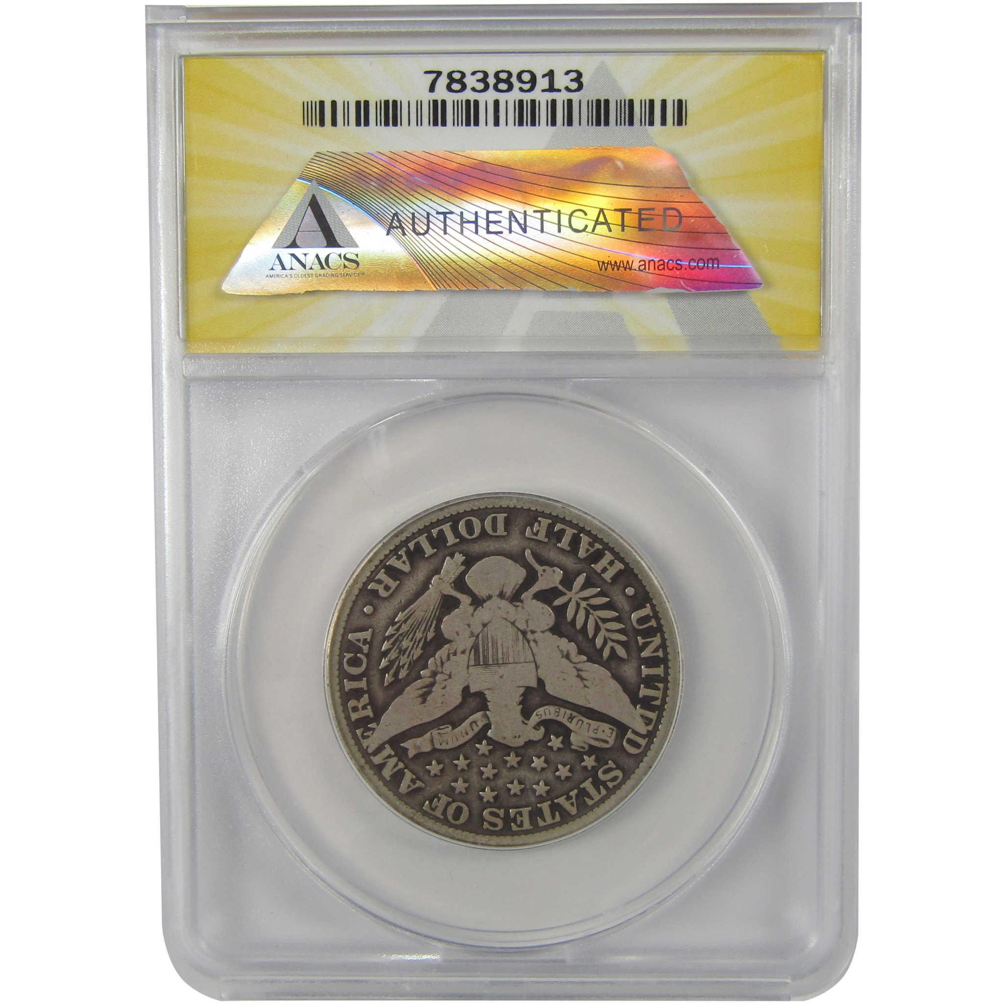 1914 Barber Half Dollar VG 8 ANACS Silver 50c Coin SKU:I22234