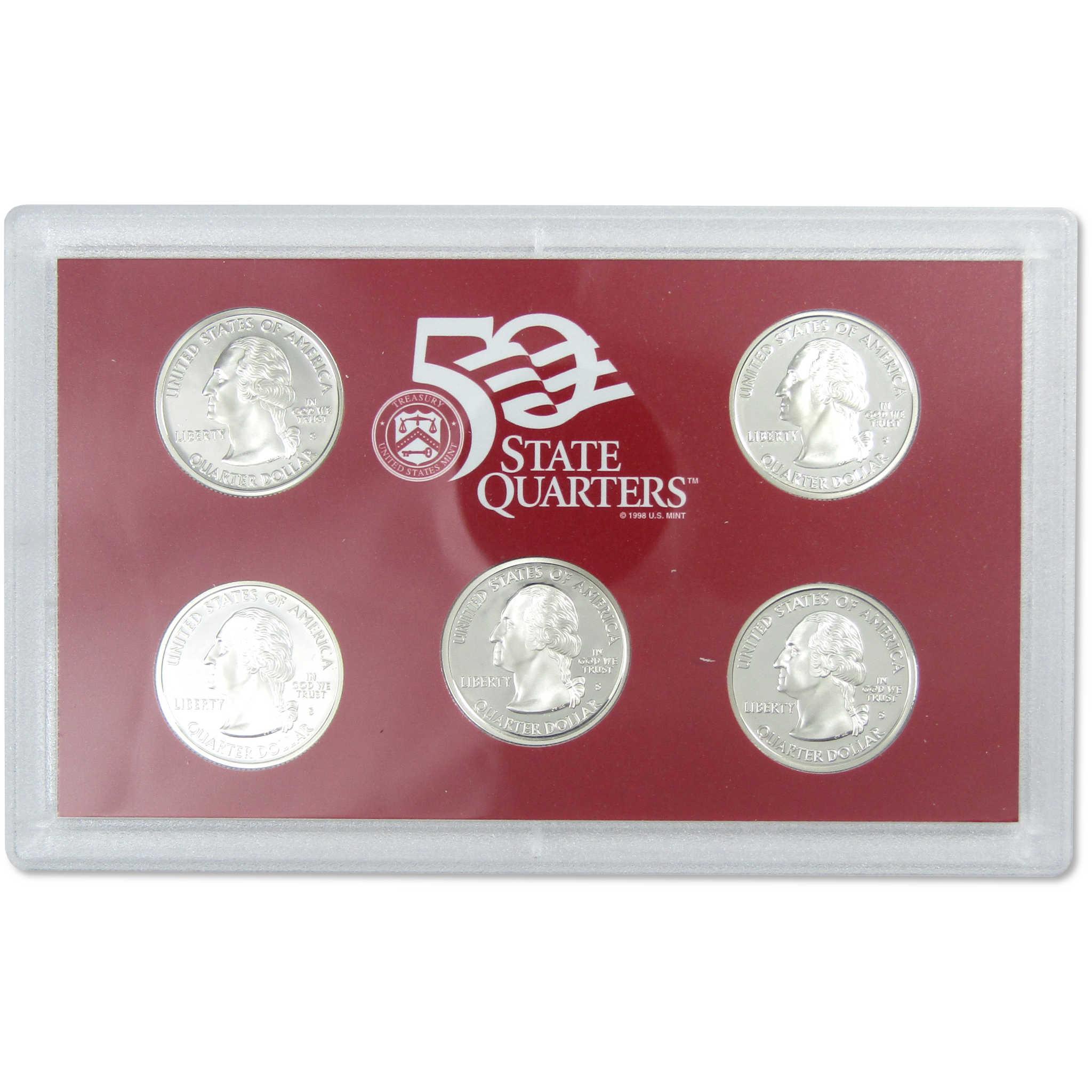 2002 Silver Proof Set U.S. Mint Original Government Packaging OGP COA