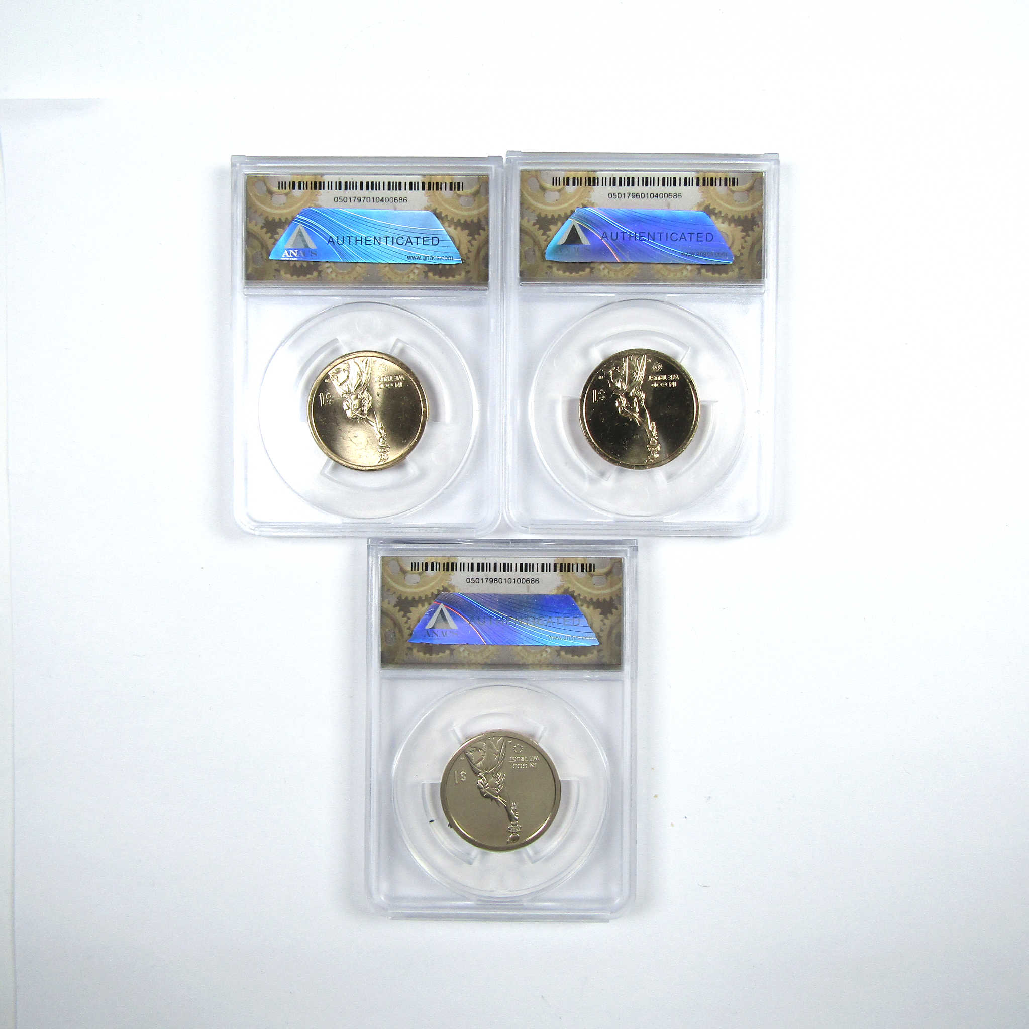 2019 PDS Classifying the Stars Innovation 3 Coin Set ANACS SKU:CPC6117