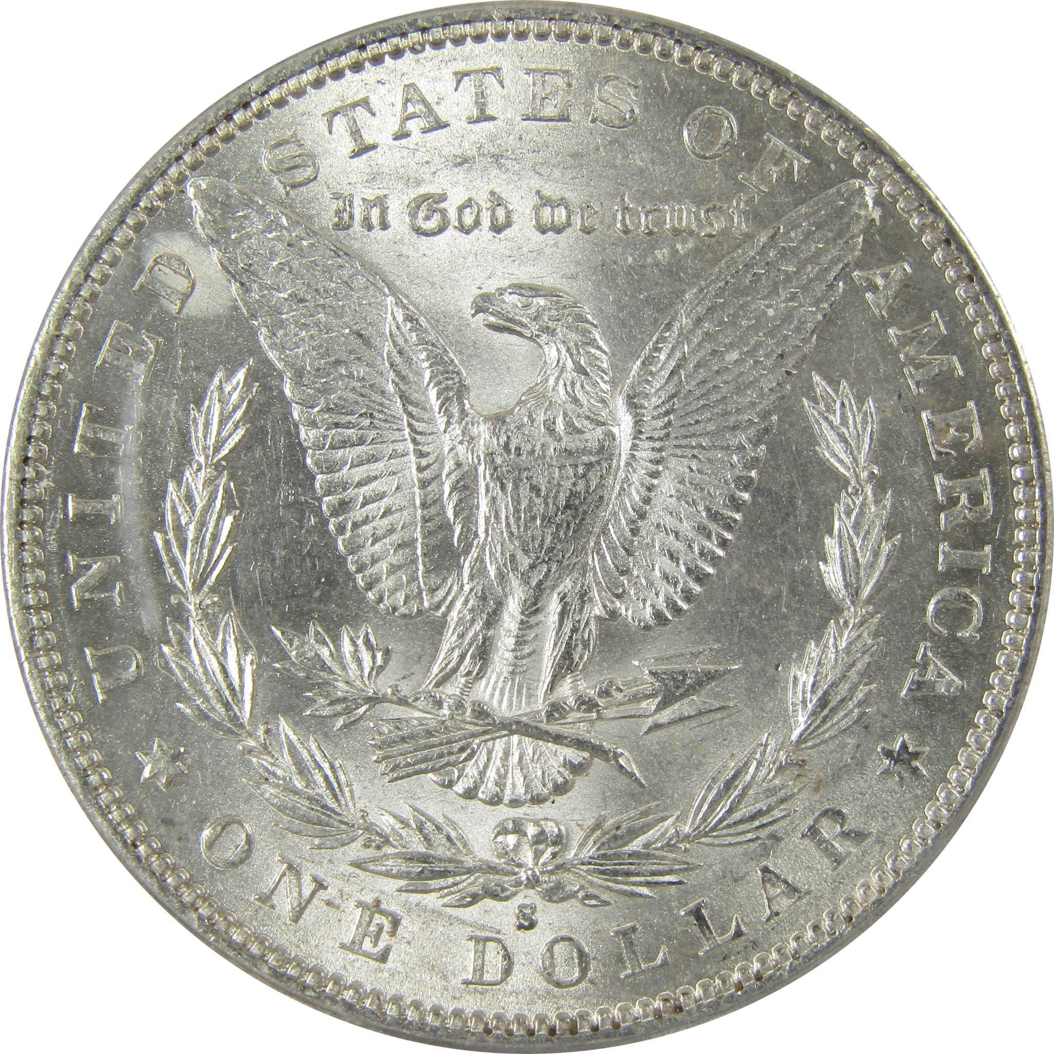 1883 S Morgan Silver Dollar AU 53 Details ANACS $1 Coin SKU:CP595 - Morgan coin - Morgan silver dollar - Morgan silver dollar for sale - Profile Coins & Collectibles