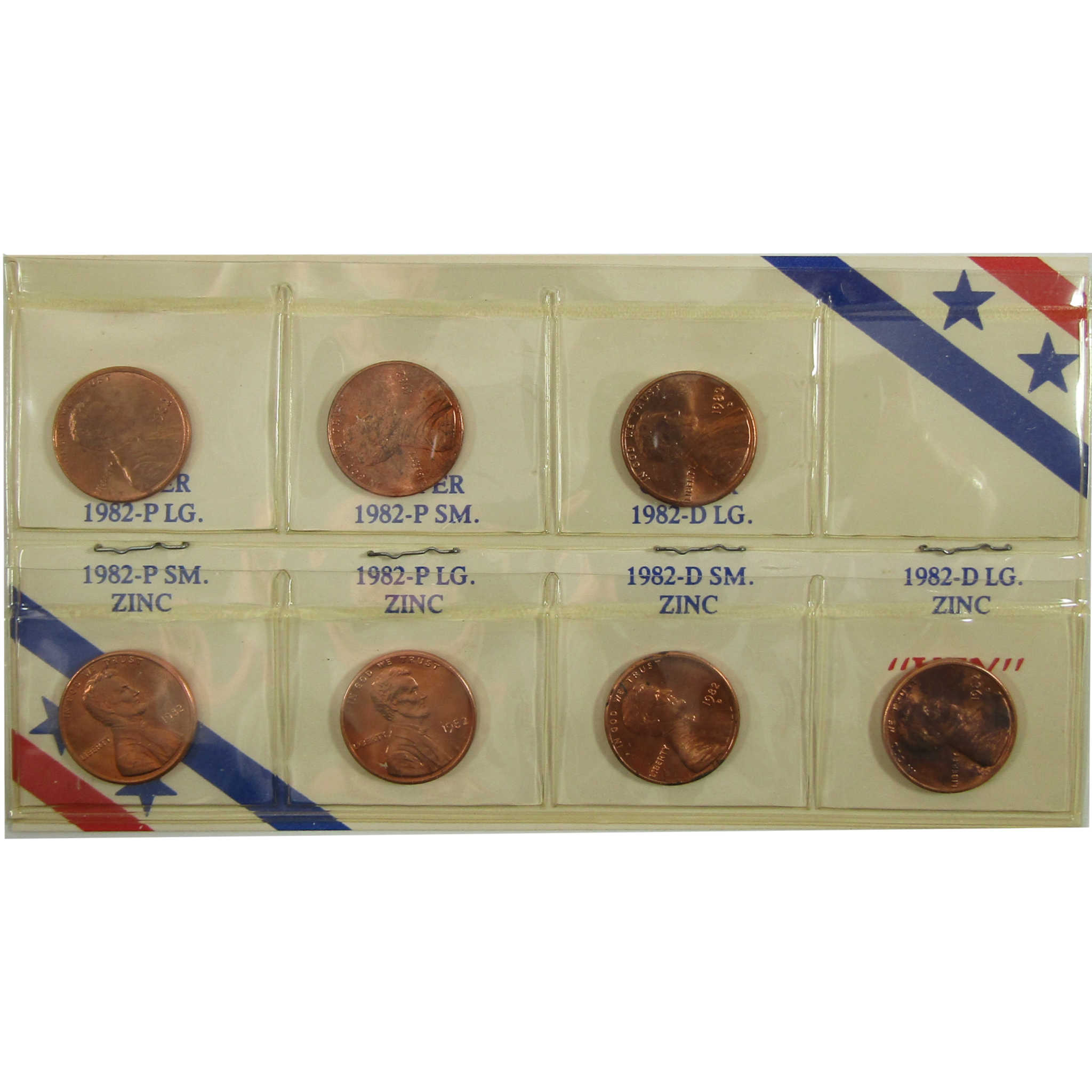 1982 P&D Unofficial 15-Coin Uncirculated Mint Set SKU:I28186