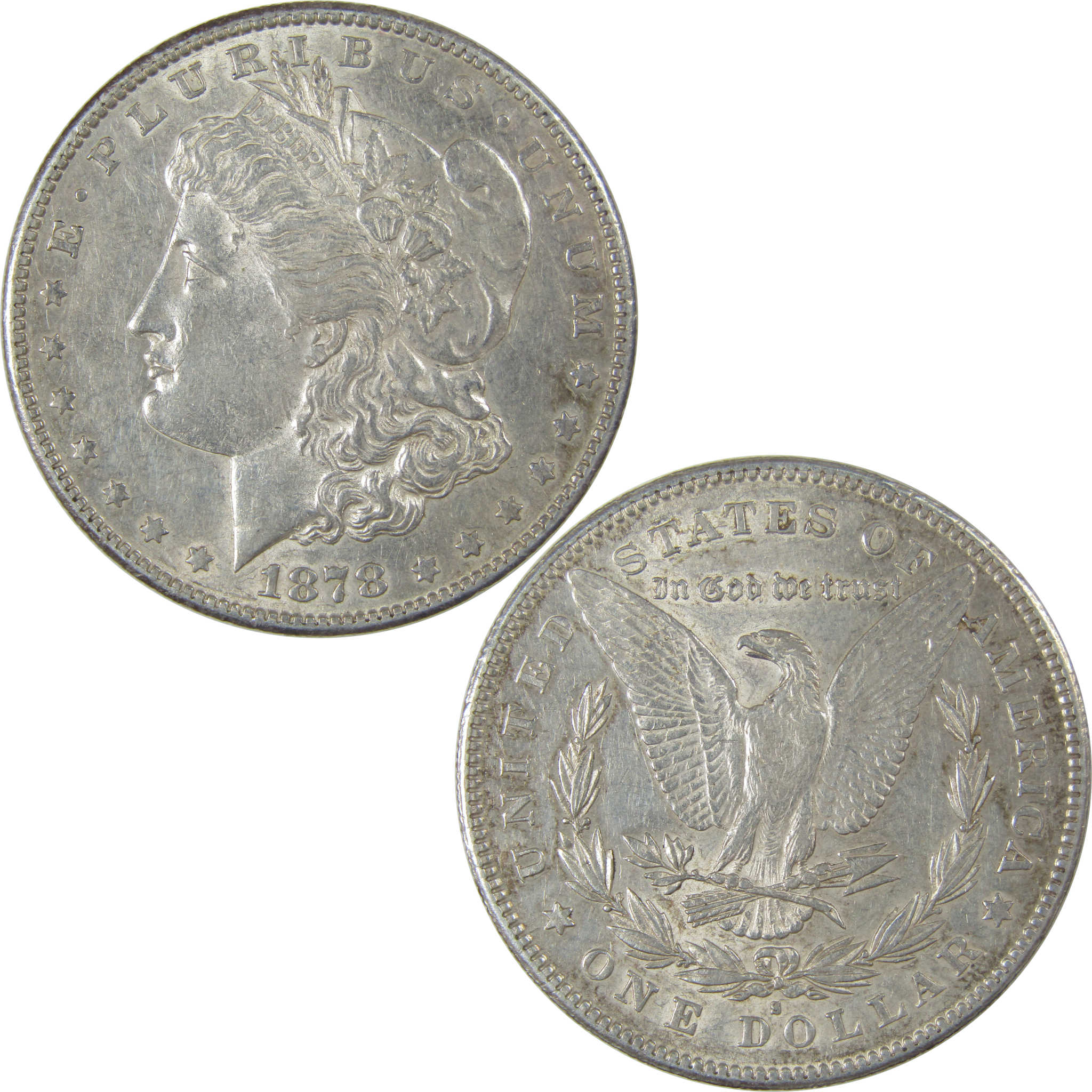 1878 S Morgan Dollar XF EF Extremely Fine Silver $1 Coin SKU:I23249 - Morgan coin - Morgan silver dollar - Morgan silver dollar for sale - Profile Coins & Collectibles
