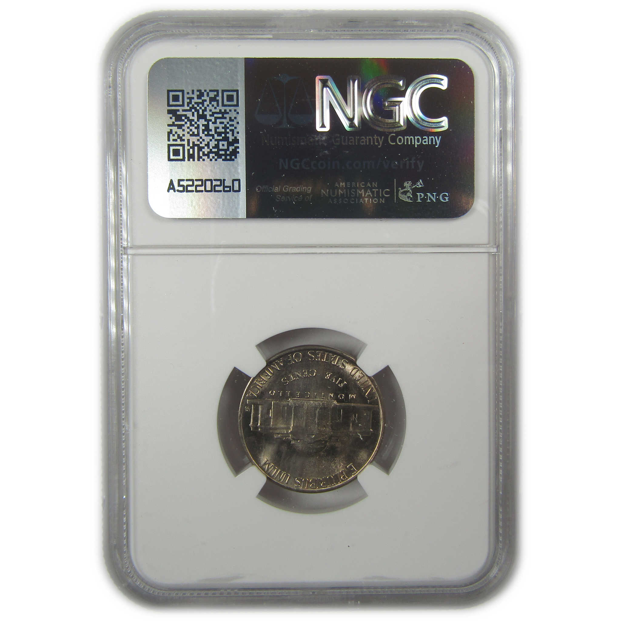1949 S Jefferson Nickel MS 66 NGC Original Bag Fragment SKU:I22104