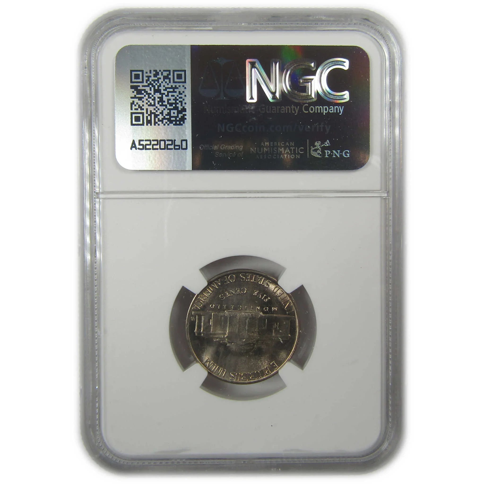 1949 S Jefferson Nickel MS 66 NGC Original Bag Fragment SKU:I22104