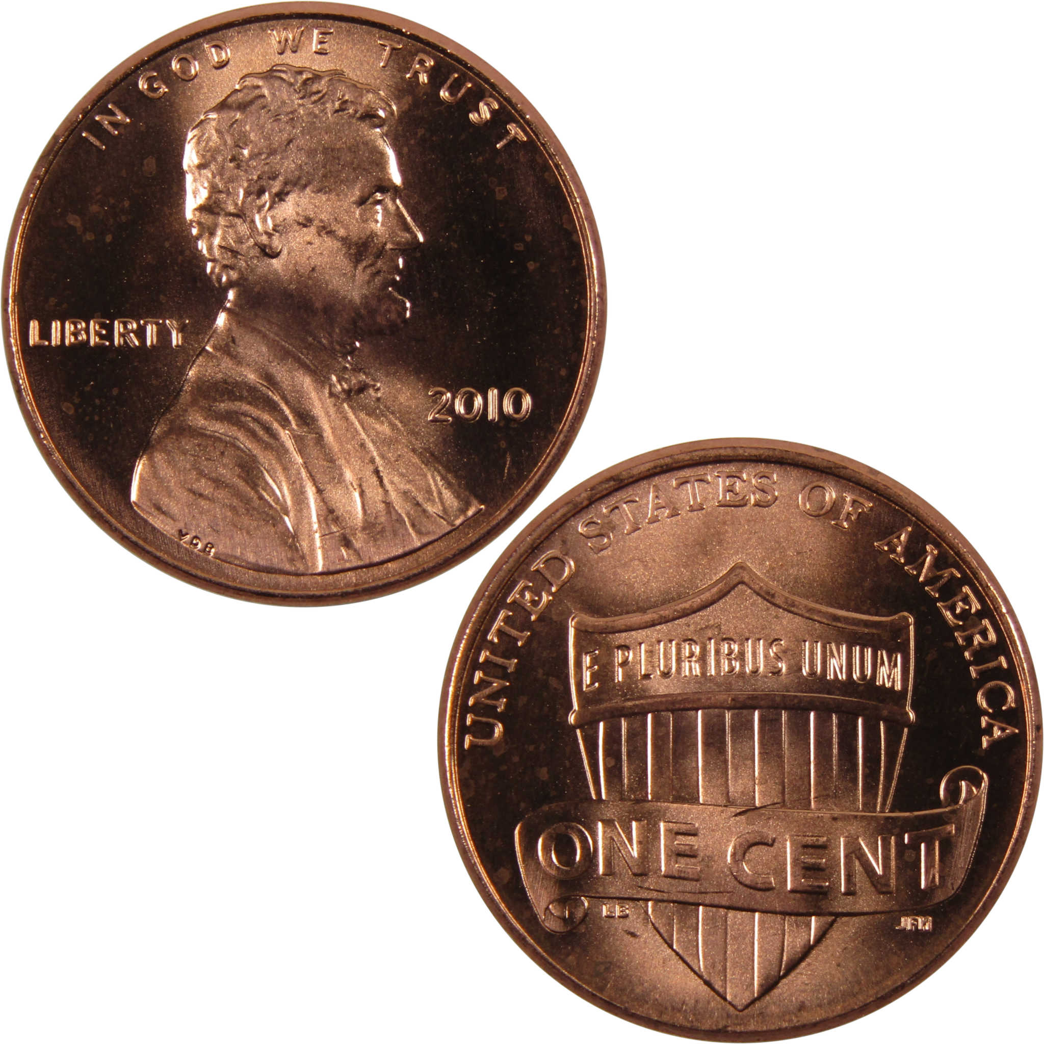 2010 Lincoln Shield Cent BU Uncirculated Penny 1c Coin