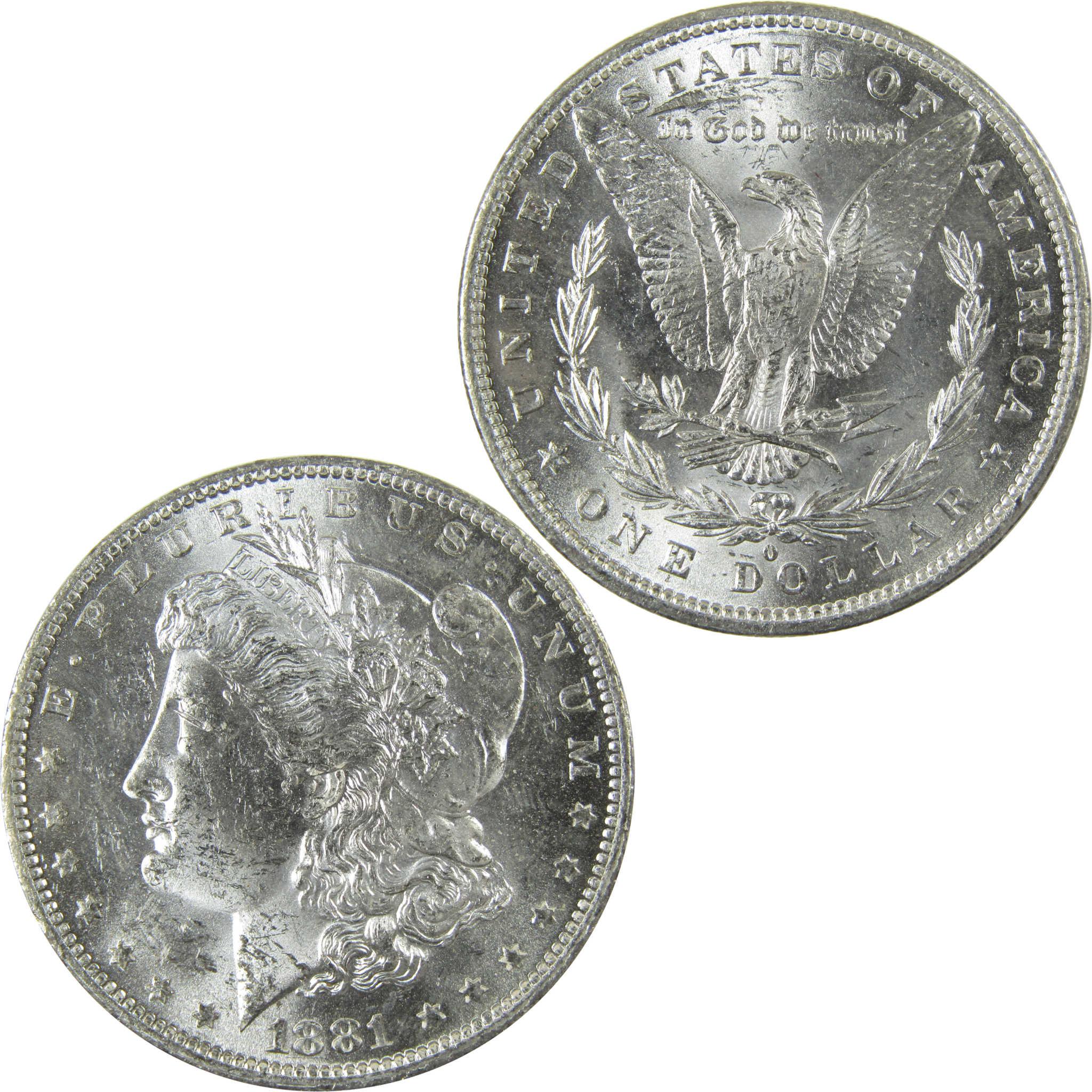 1881 O Morgan Silver Dollar Uncirculated Mint State $1 Coin SKU:I27761 - Morgan coin - Morgan silver dollar - Morgan silver dollar for sale - Profile Coins & Collectibles
