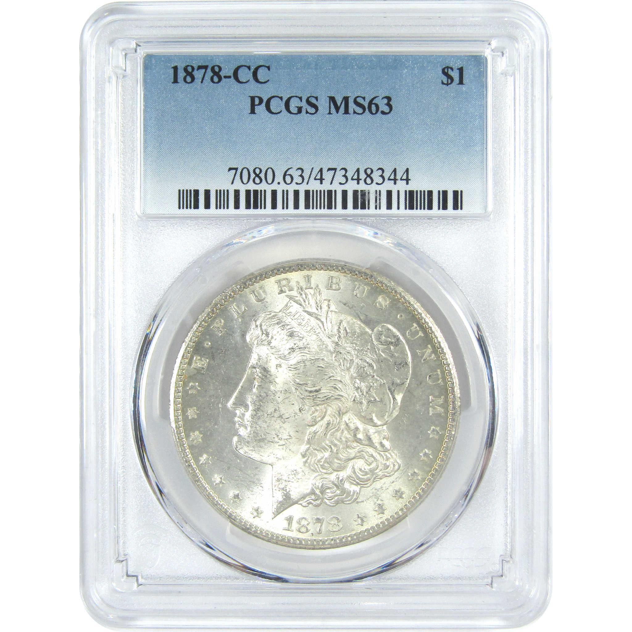 1878 CC Morgan Dollar MS 63 PCGS Silver $1 Uncirculated SKU:I16416 - Morgan coin - Morgan silver dollar - Morgan silver dollar for sale - Profile Coins & Collectibles