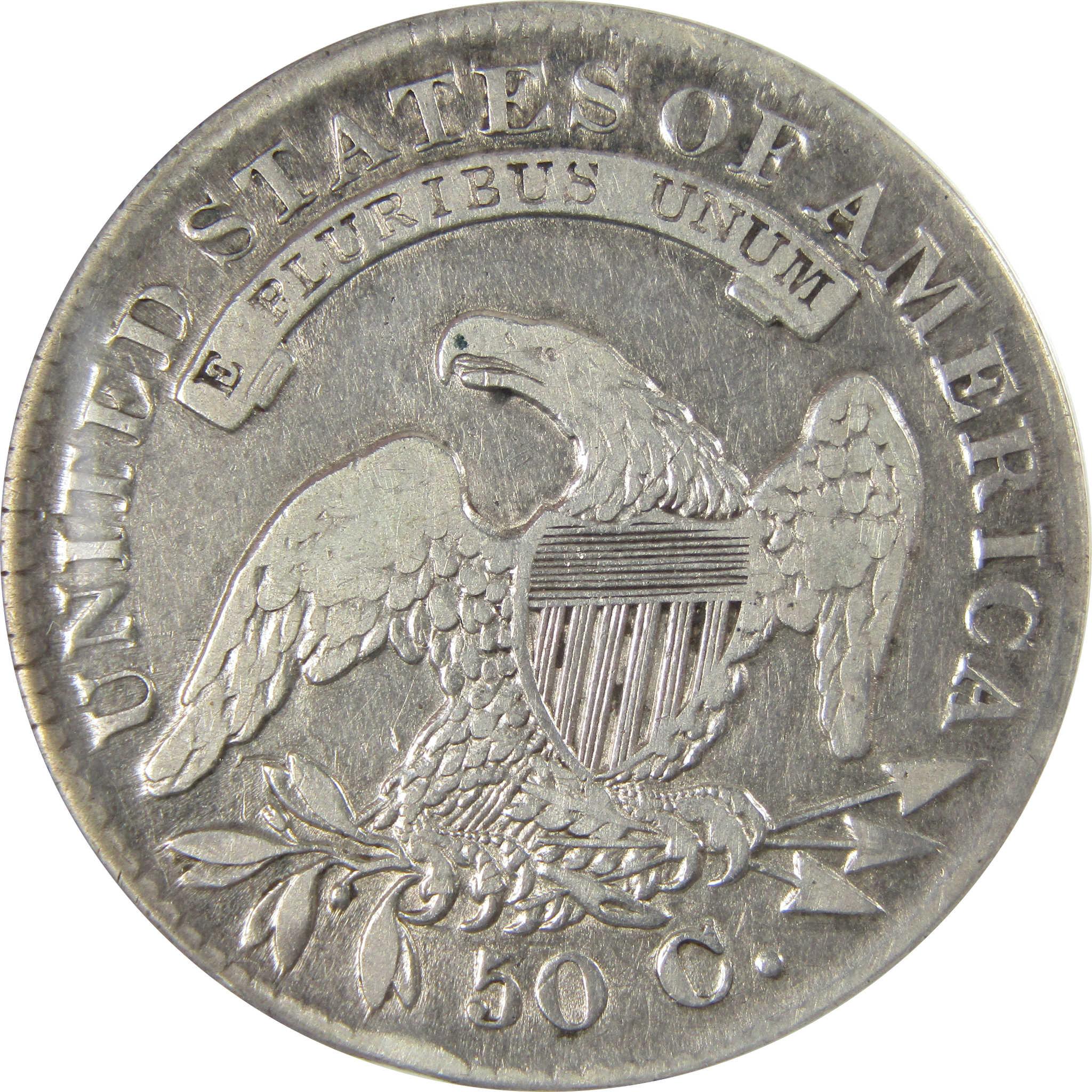 1832 Small Letters Capped Bust 50c VF 20 Details ANACS SKU:CP782