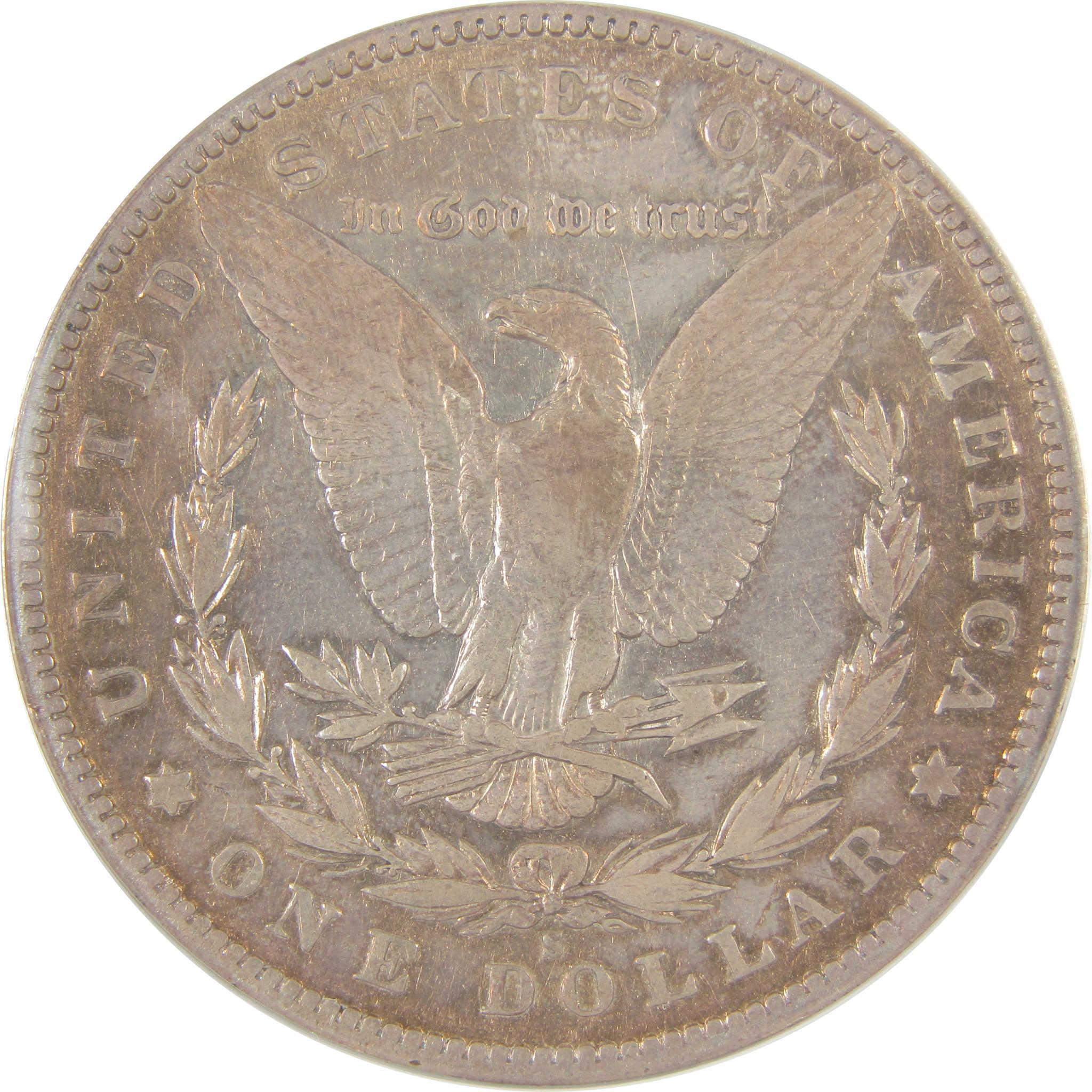 1896 S Morgan Dollar VF 20 Details ANACS Silver $1 Coin SKU:I19308 - Morgan coin - Morgan silver dollar - Morgan silver dollar for sale - Profile Coins & Collectibles
