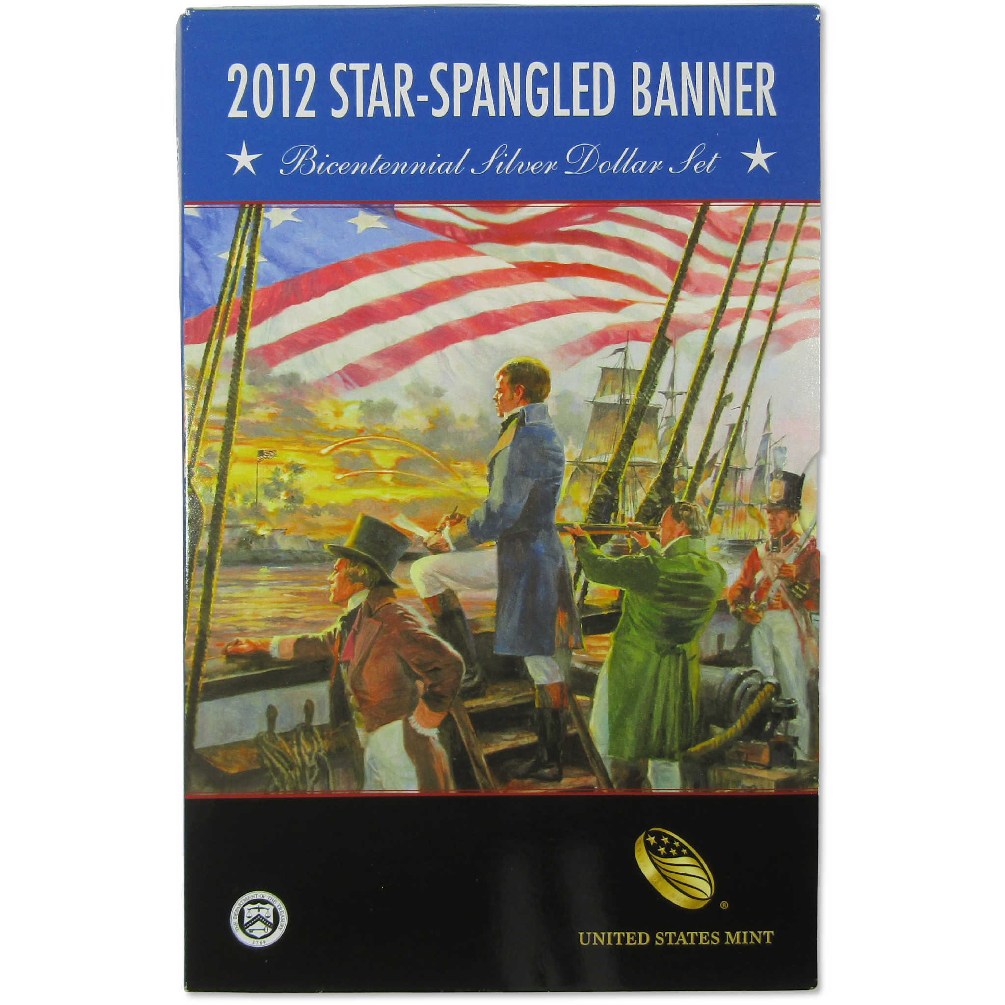 2012 Star-Spangled Banner Bicentennial Silver Dollar Set SKU:I10817