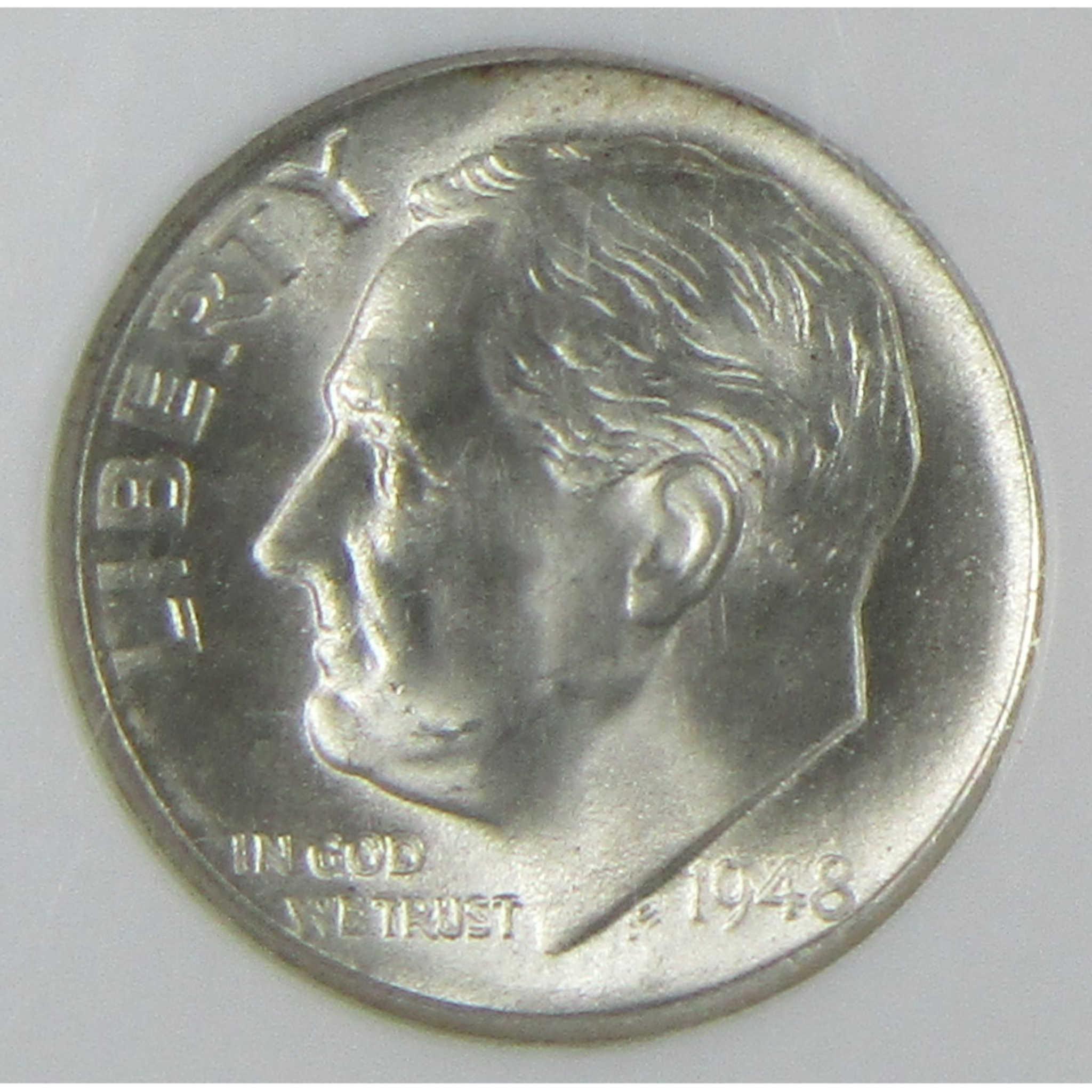 1948 S Roosevelt Silver Dime MS 65 FT NGC Uncirculated SKU:CP361