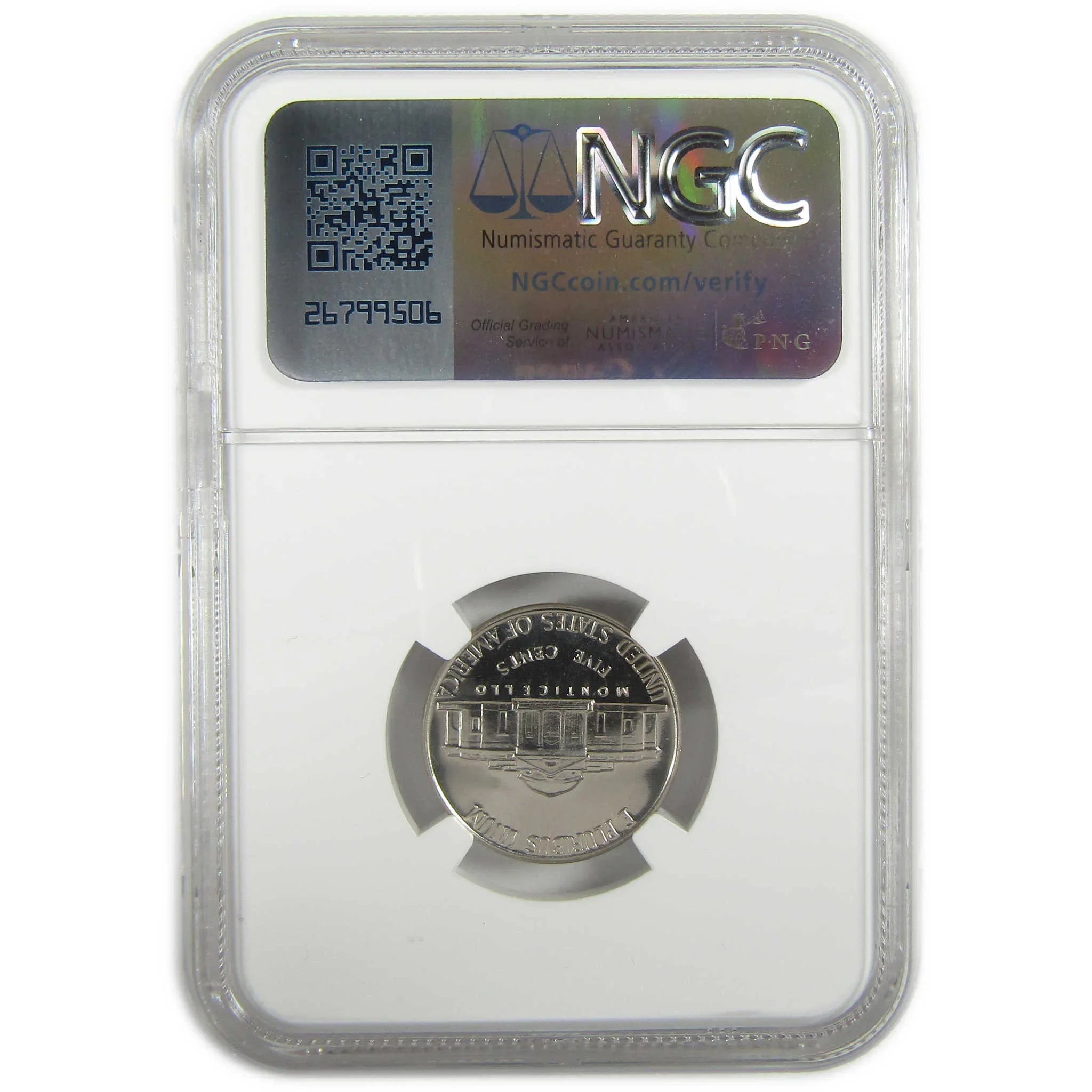 1953 Jefferson Nickel PF 68 NGC Proof 5c Coin Collectible SKU:I27369