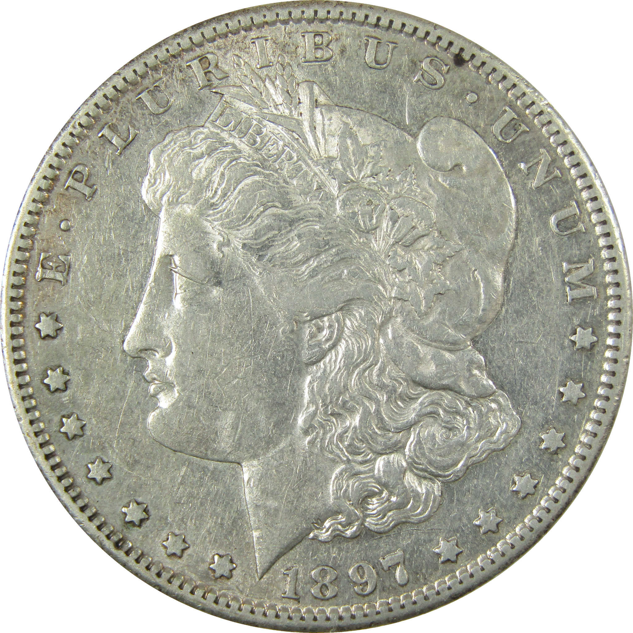 1897 S Morgan Silver Dollar XF EF Extremely Fine $1 Coin SKU:I28090 - Morgan coin - Morgan silver dollar - Morgan silver dollar for sale - Profile Coins & Collectibles