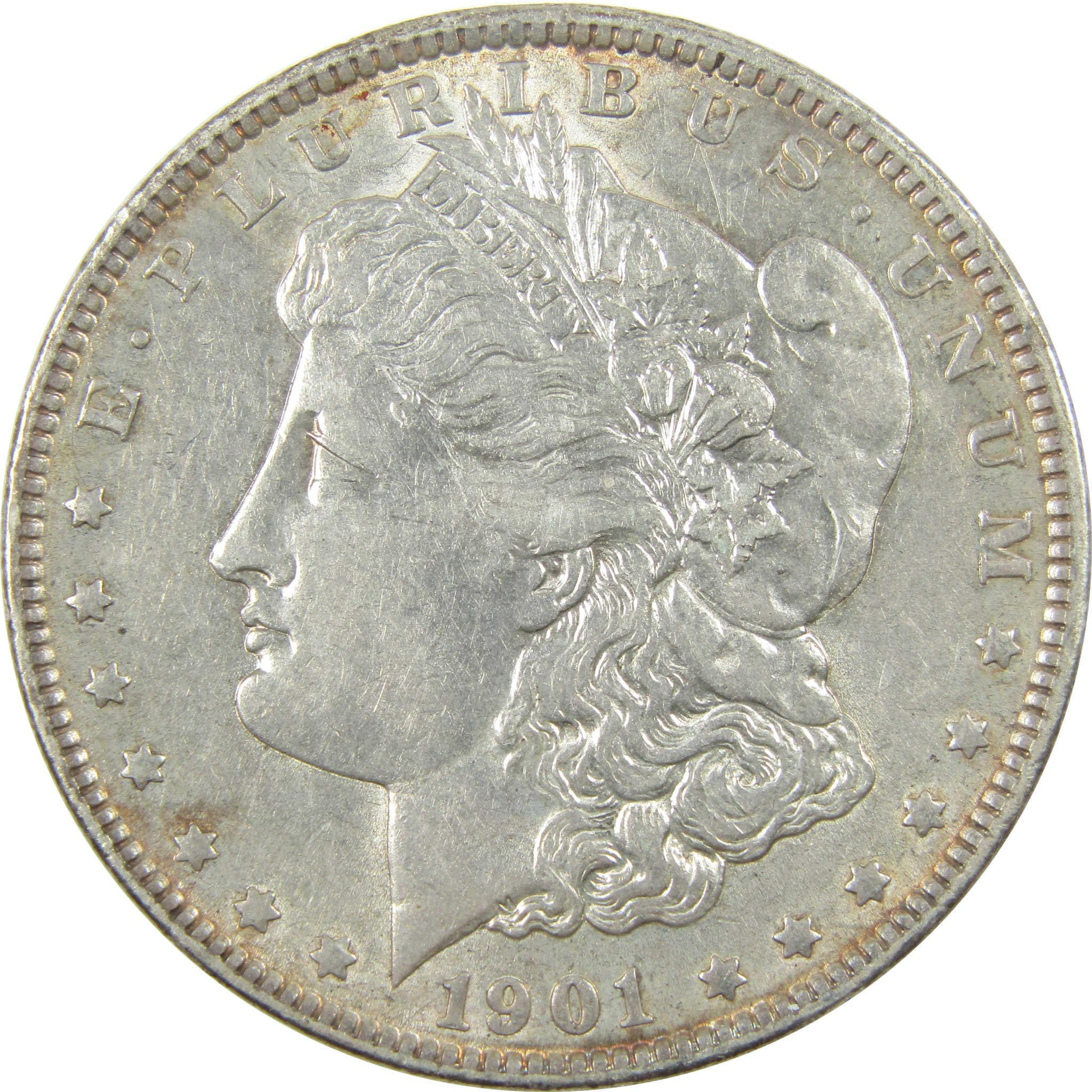 1901 Morgan Silver Dollar XF EF Extremely Fine $1 Coin SKU:I25098 - Morgan coin - Morgan silver dollar - Morgan silver dollar for sale - Profile Coins & Collectibles