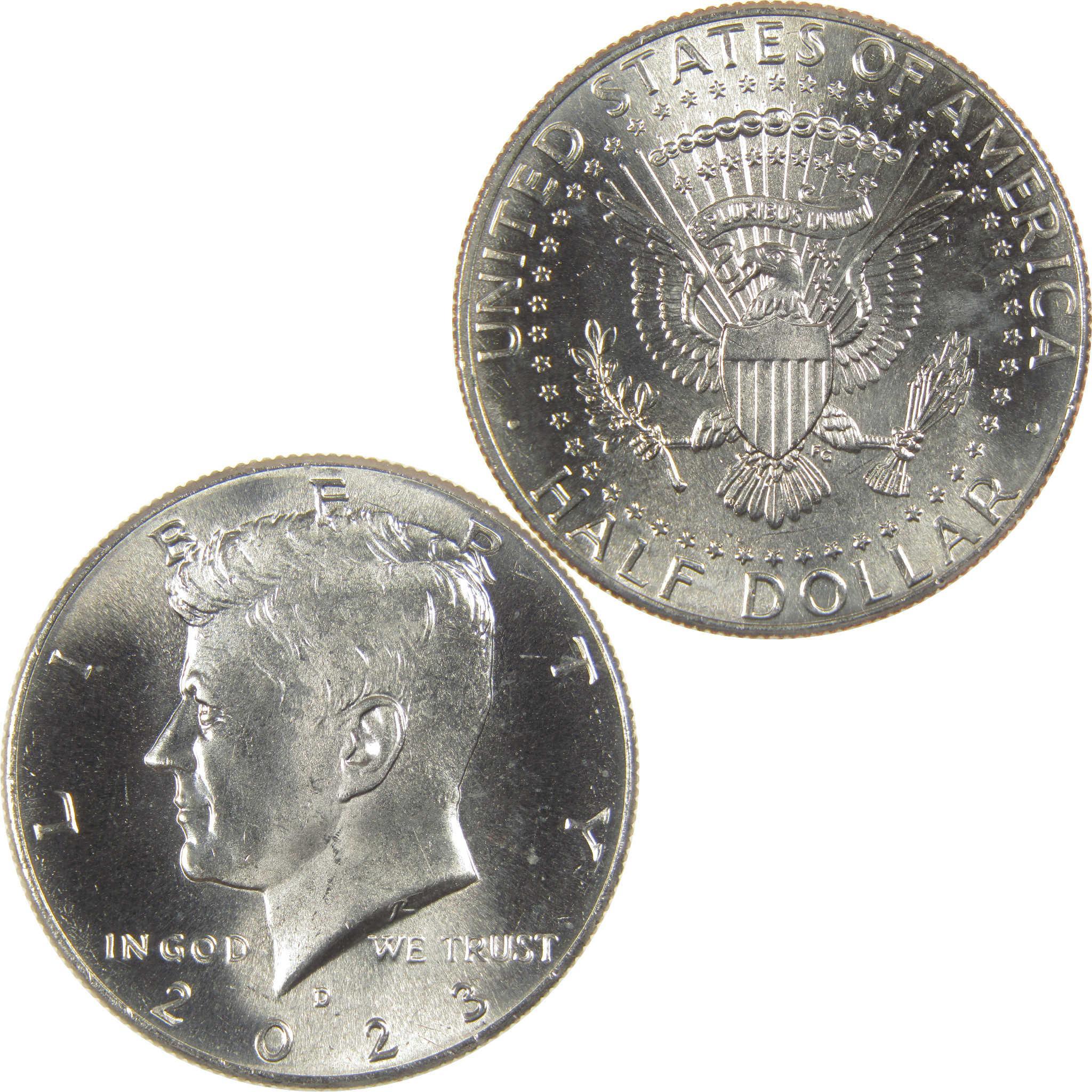 2023 D Kennedy Half Dollar Uncirculated Clad 50c Coin
