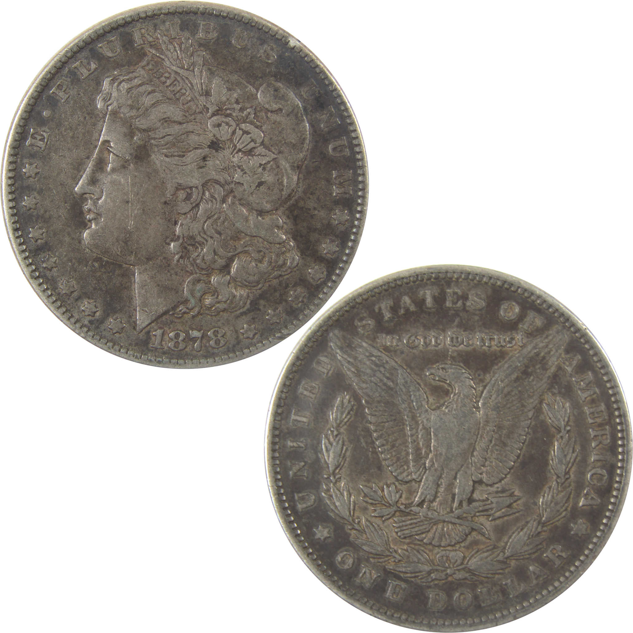 1878 7TF Rev 79 Morgan Silver Dollar VF Very Fine $1 Coin SKU:I24312